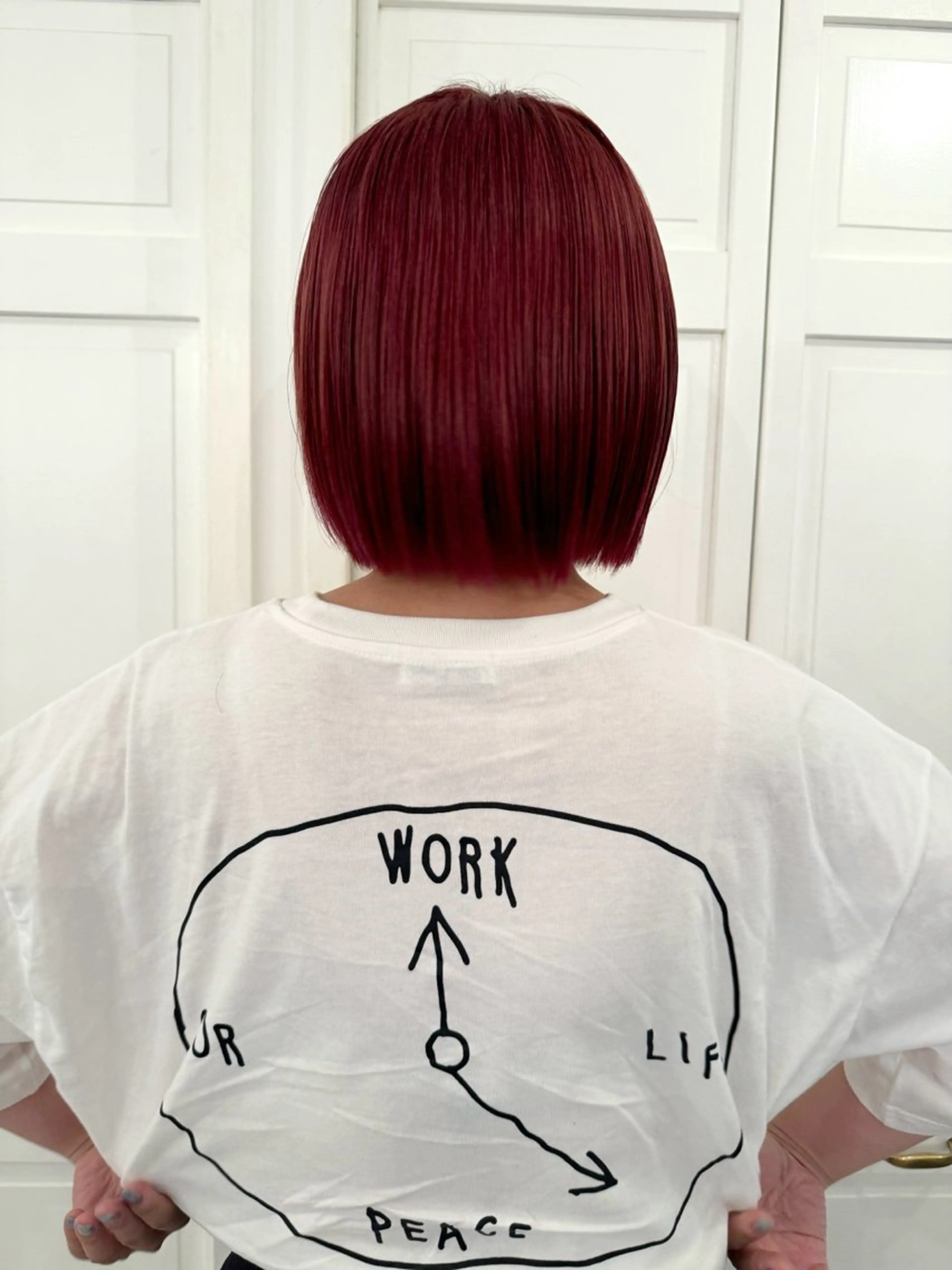 カラー ヘアカラー ブリーチカラー🎀 韓国風/寺門美優のヘアスタイル