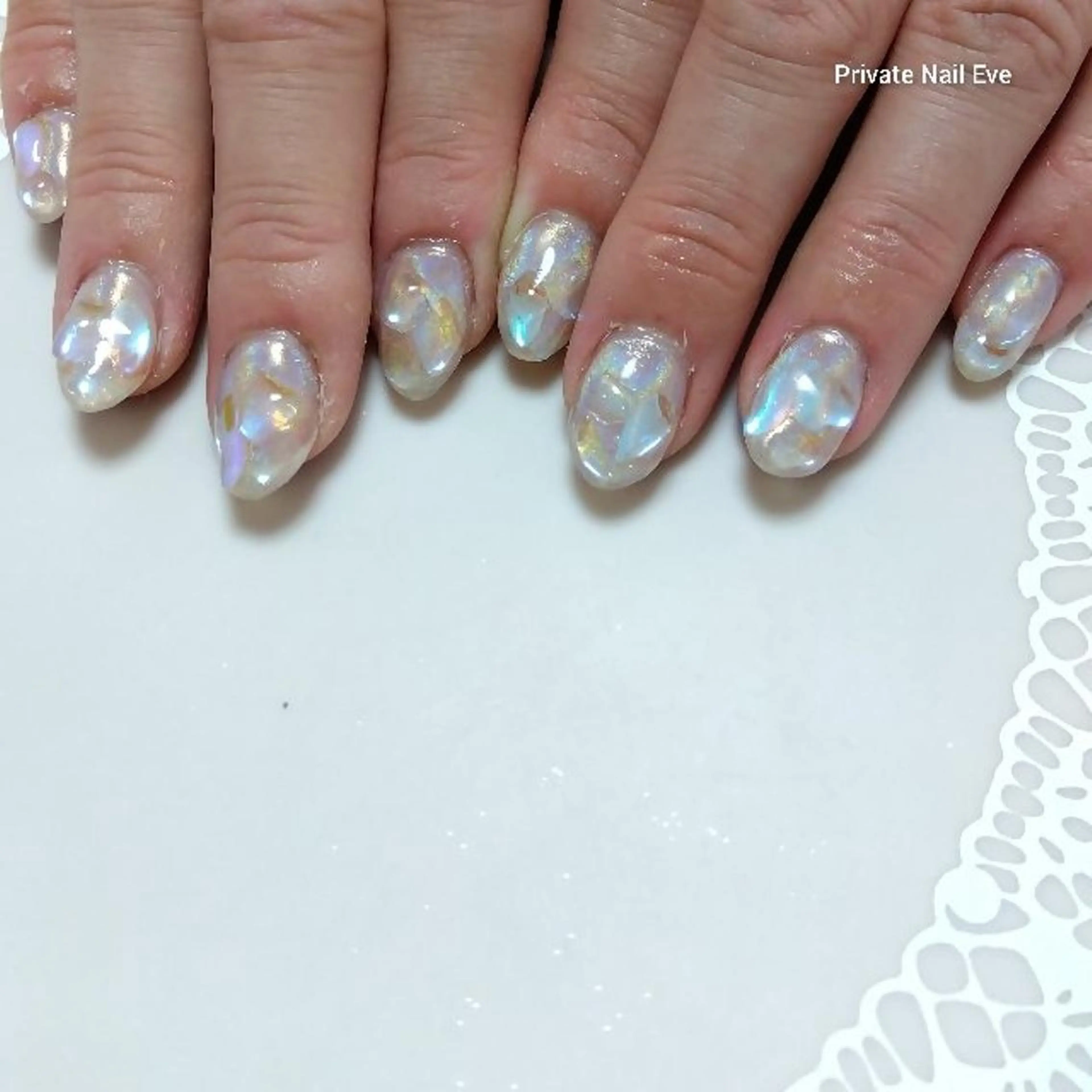 ネイル 氷ネイル・うるうるネイル ハンドネイル ネイル junkoのネイルデザイン