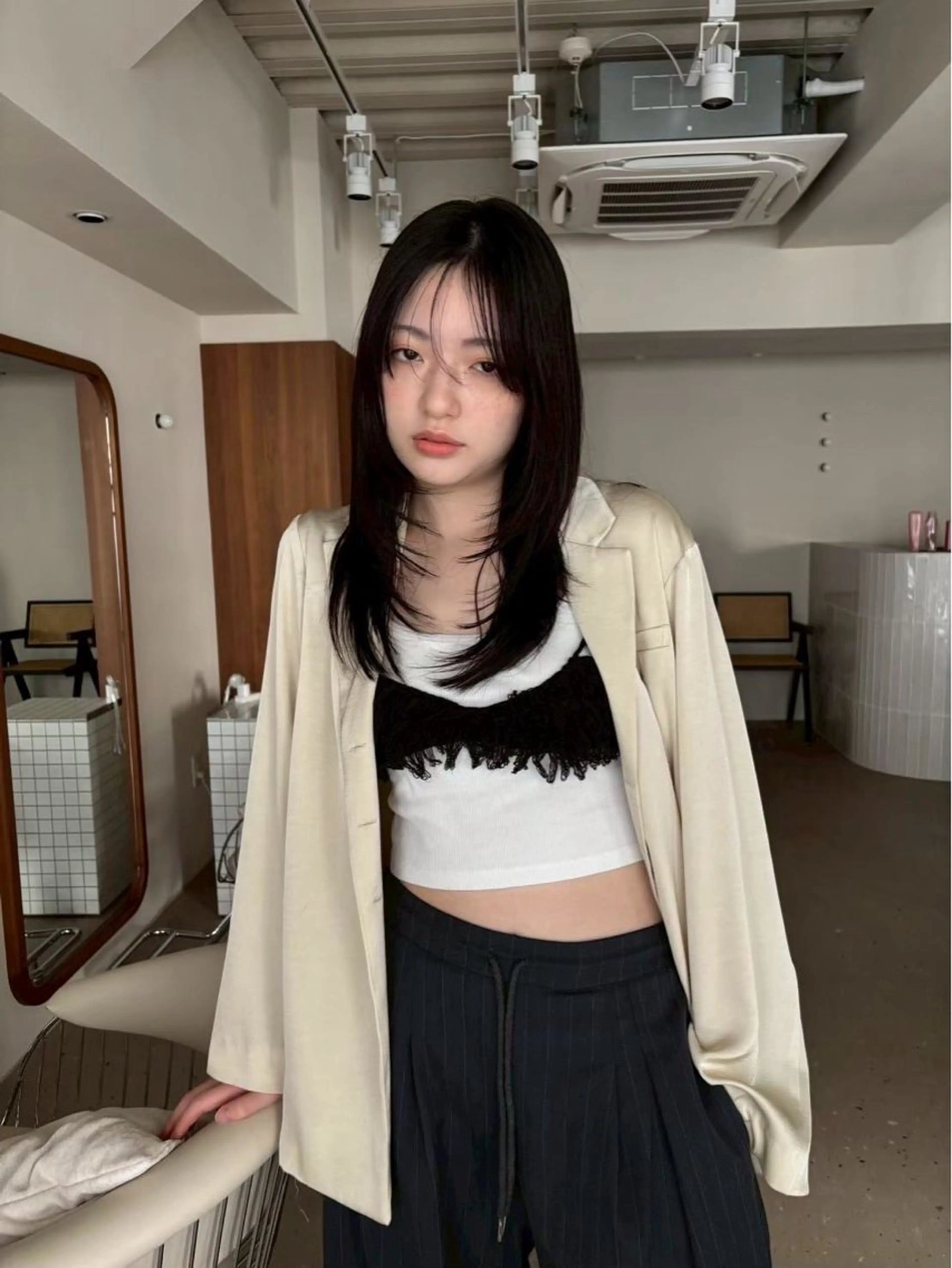 ロング カラー お悩み解決縮毛矯正 レイヤー達人柴崎大樹のヘアスタイル