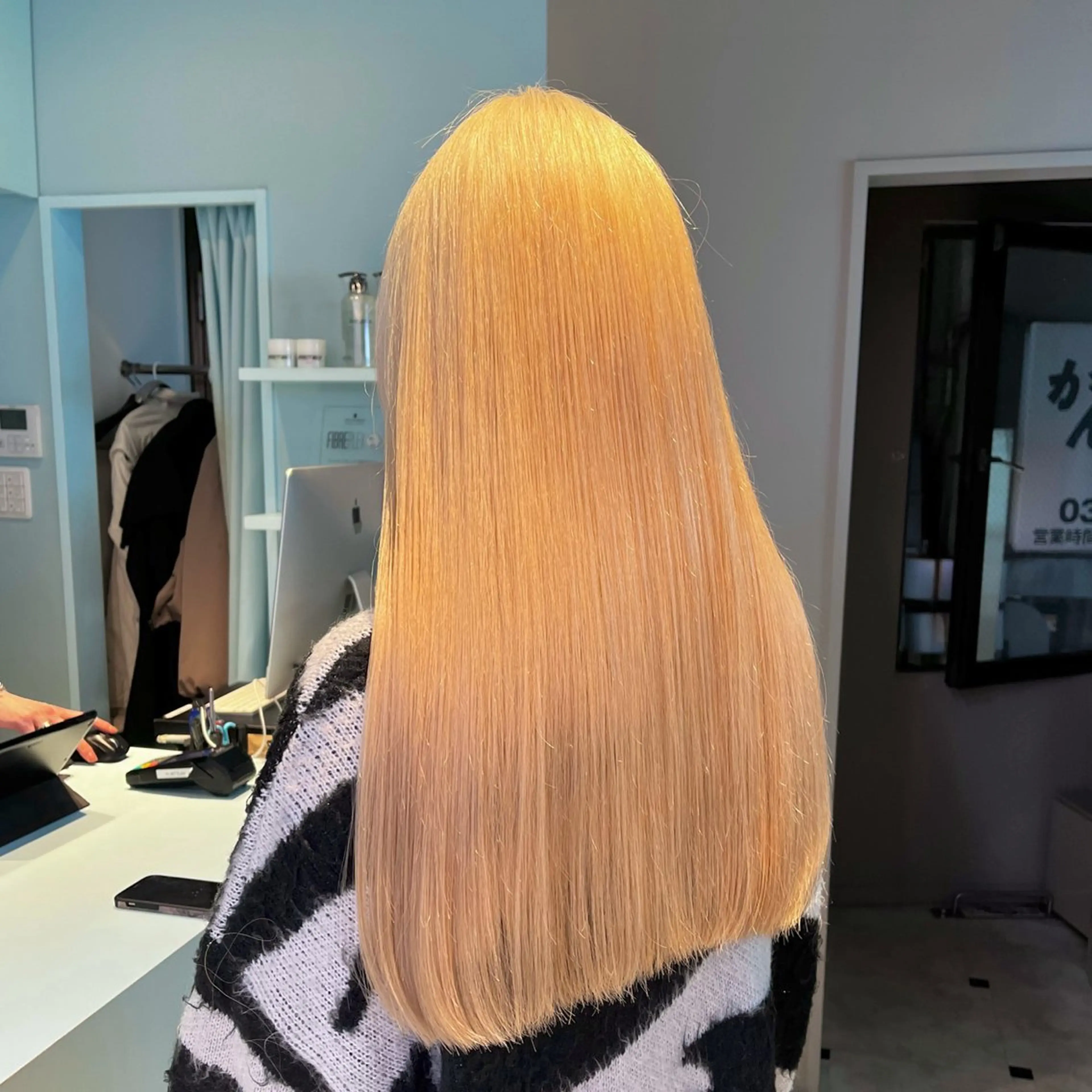 ロング カラー ヘアカラー トリートメント ブリーチカラー 🩵MIZUKIのヘアスタイル