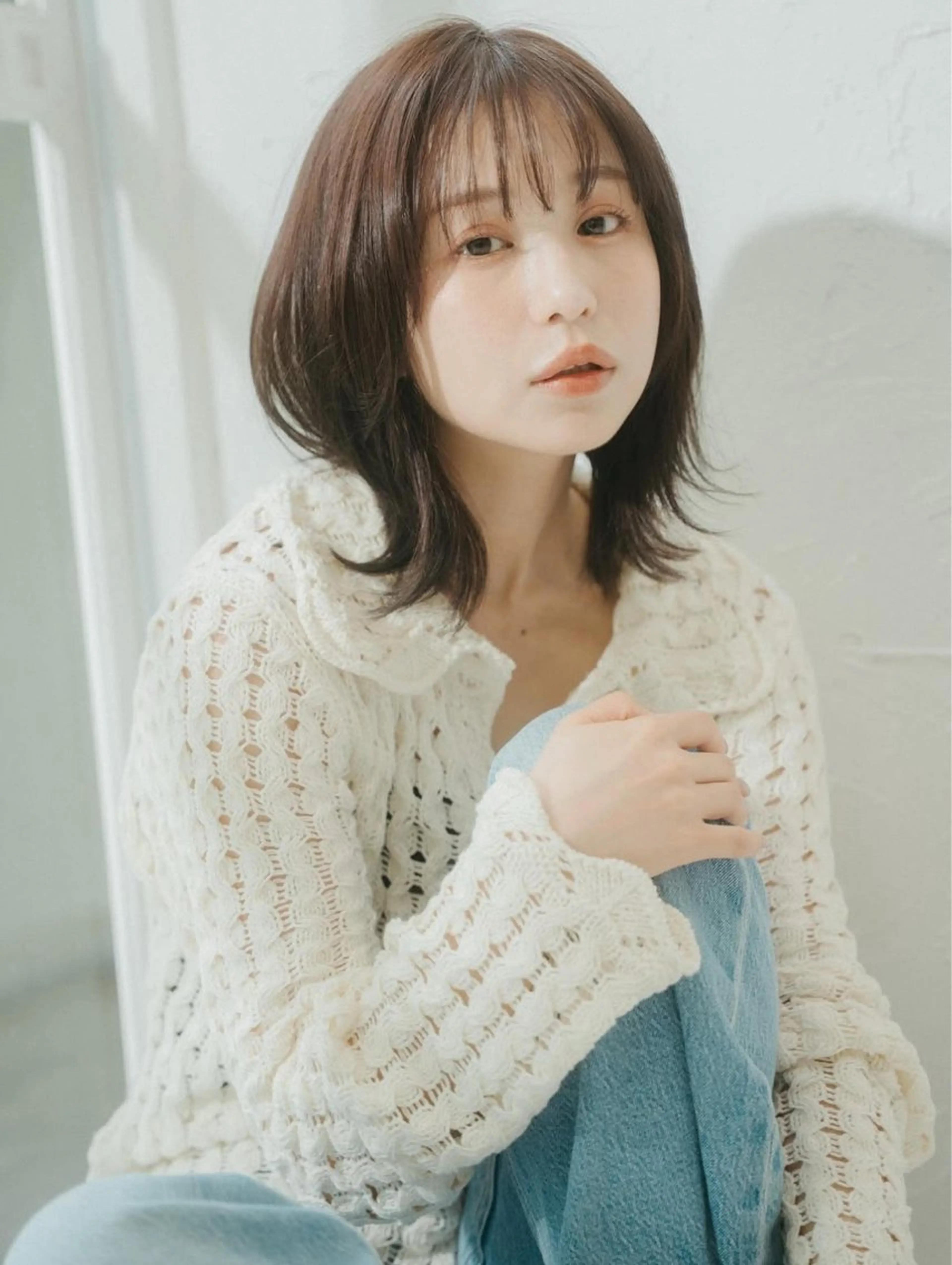 ミディアム ✂ショートボブ専門 津川里緒✨️のヘアスタイル