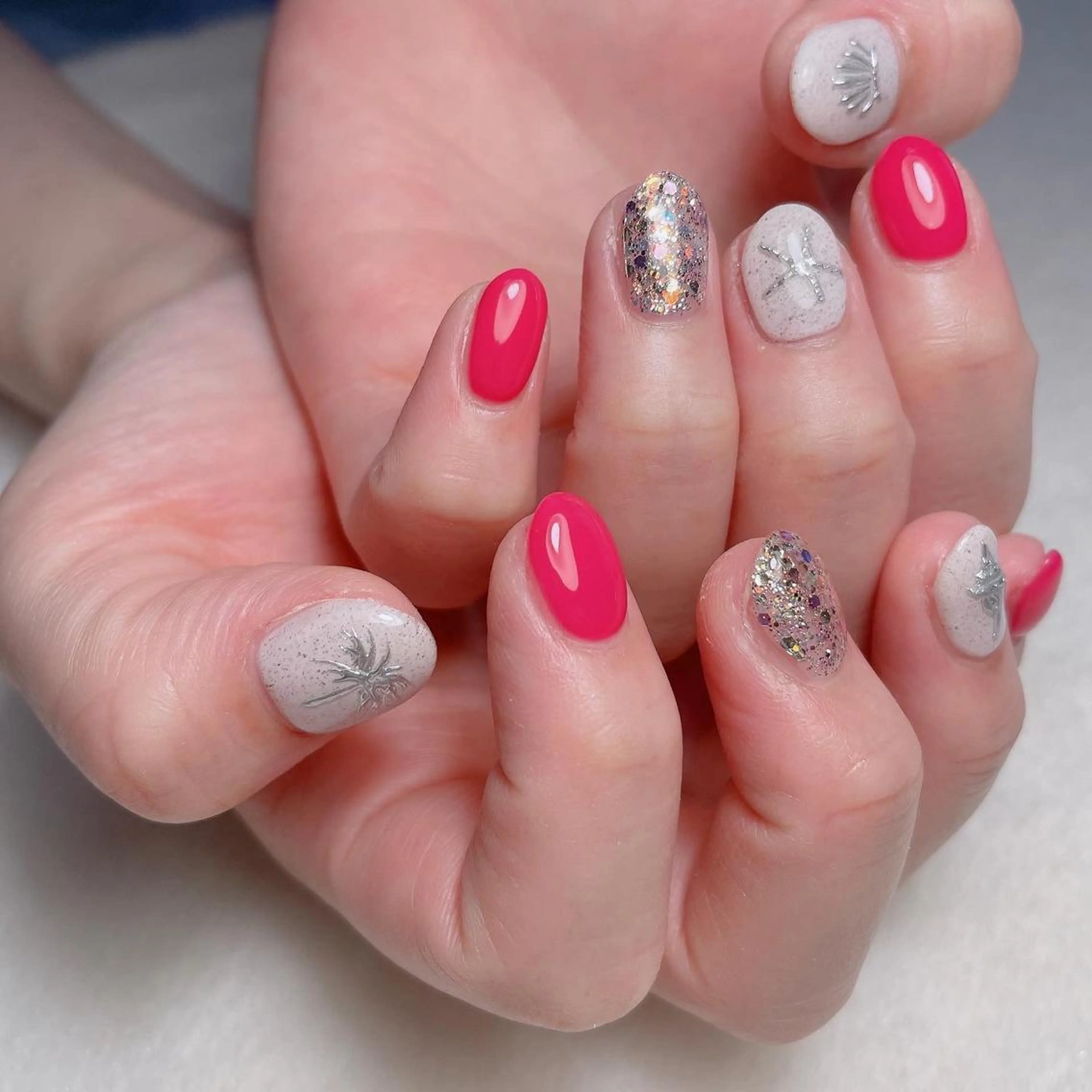 ネイル アートネイル ミラーネイル ハンドネイル kipinail 川﨑えりかのネイルデザイン