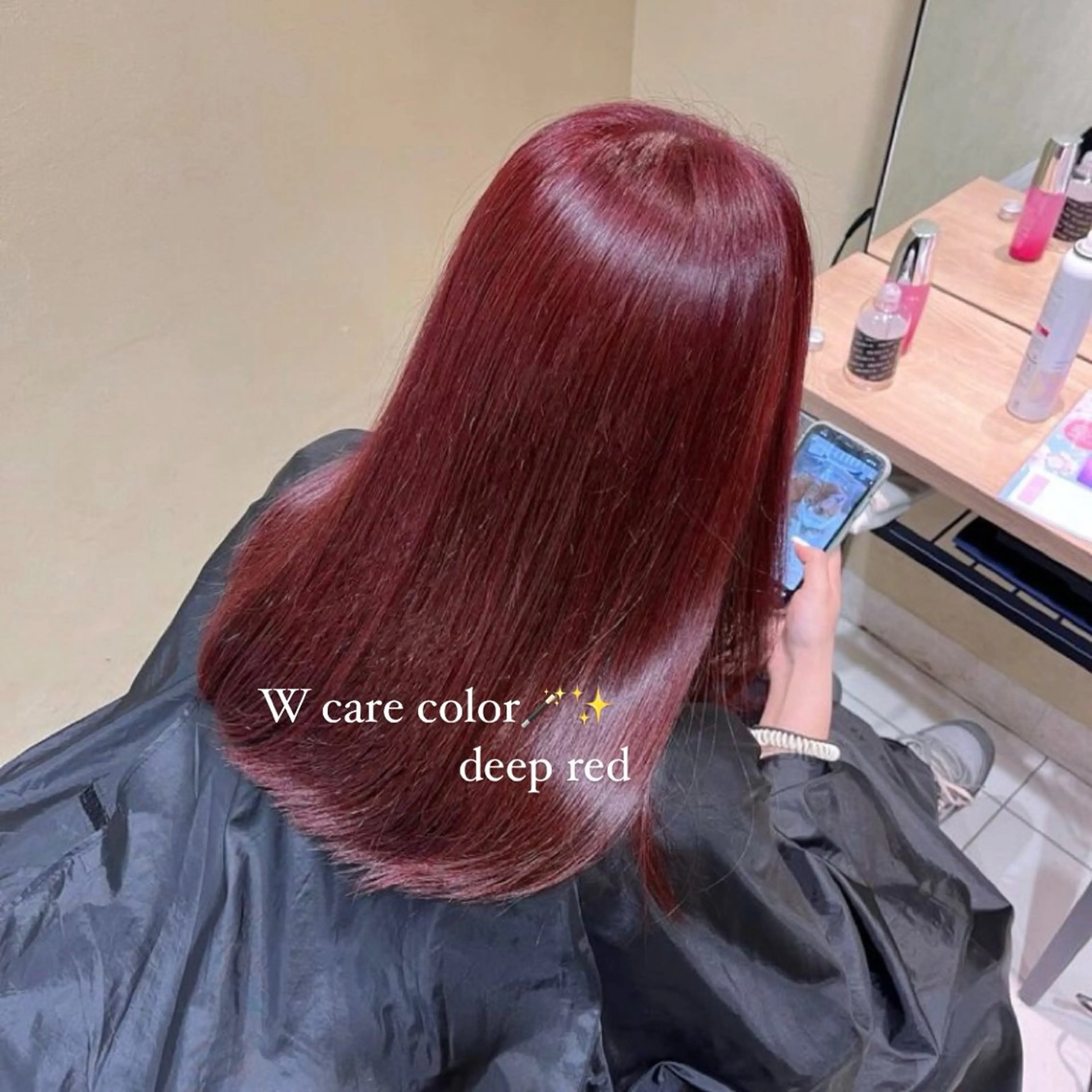 セミロング カラー カット ヘアカラー 🩰モテ艶girly ヘア🪽彩香‎🪡⟡のヘアスタイル