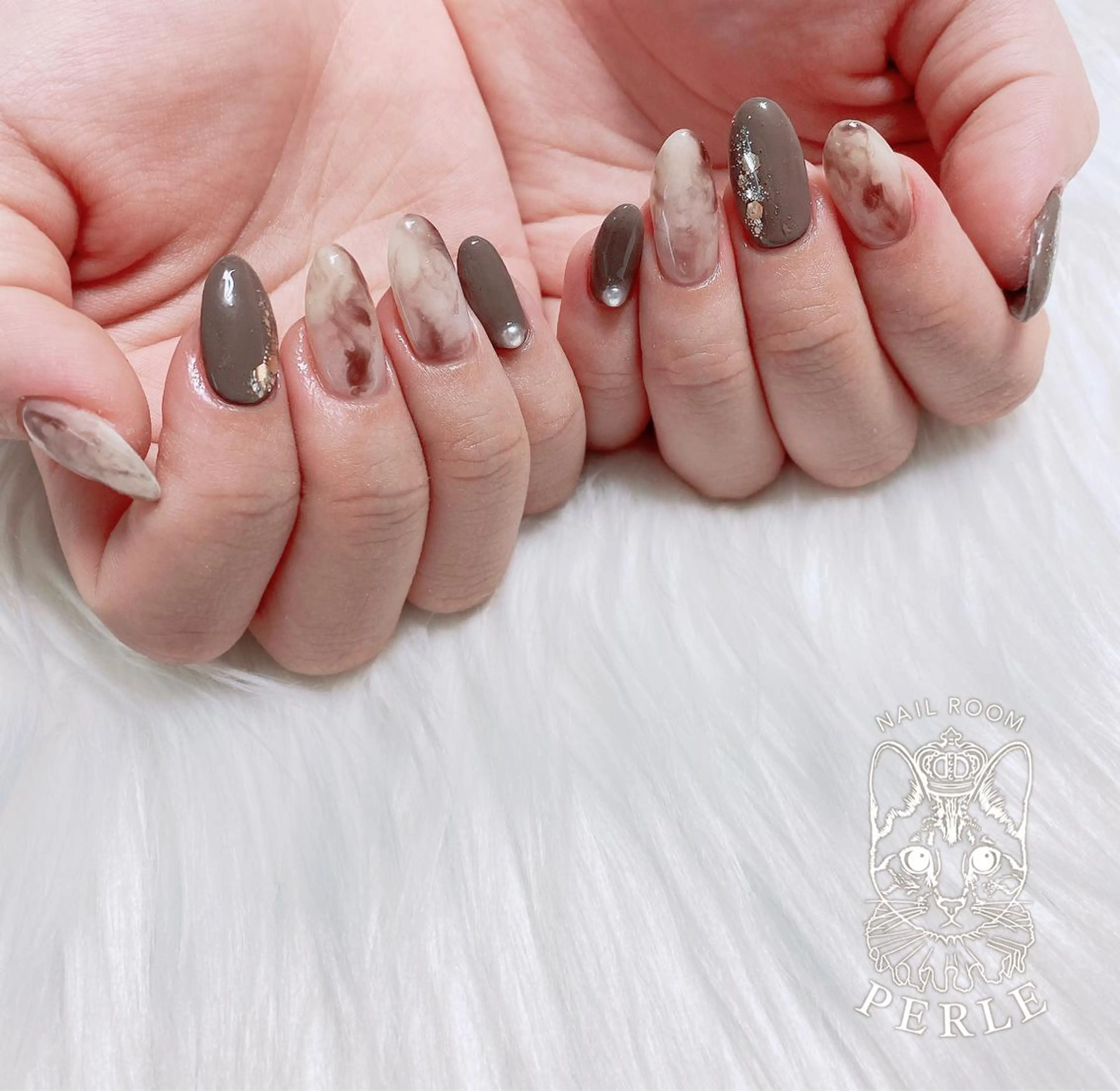 ネイル ハンドネイル nail room Perleのネイルデザイン