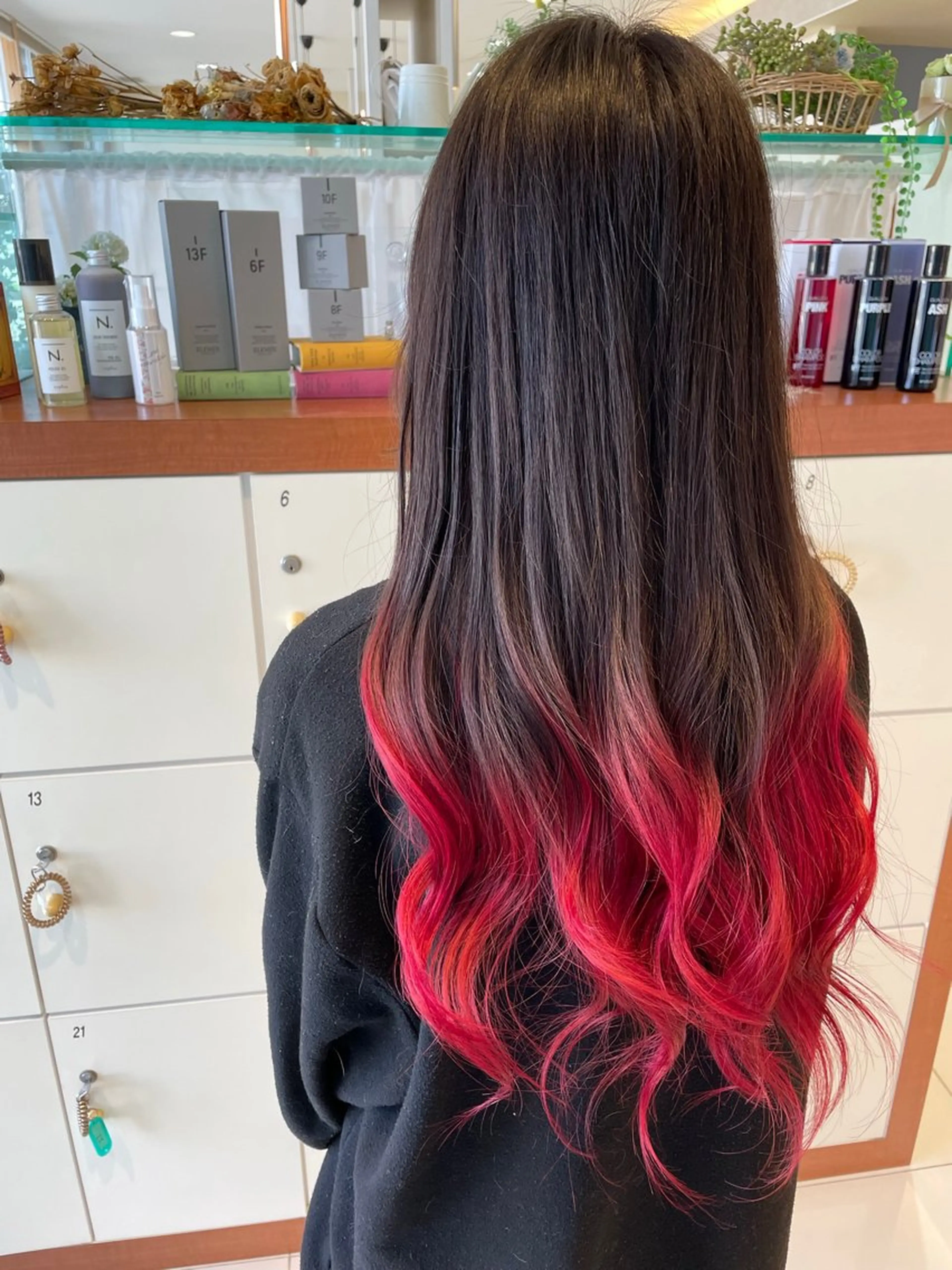 ロング カット ヘアカラー トリートメント 日置 大智のヘアスタイル