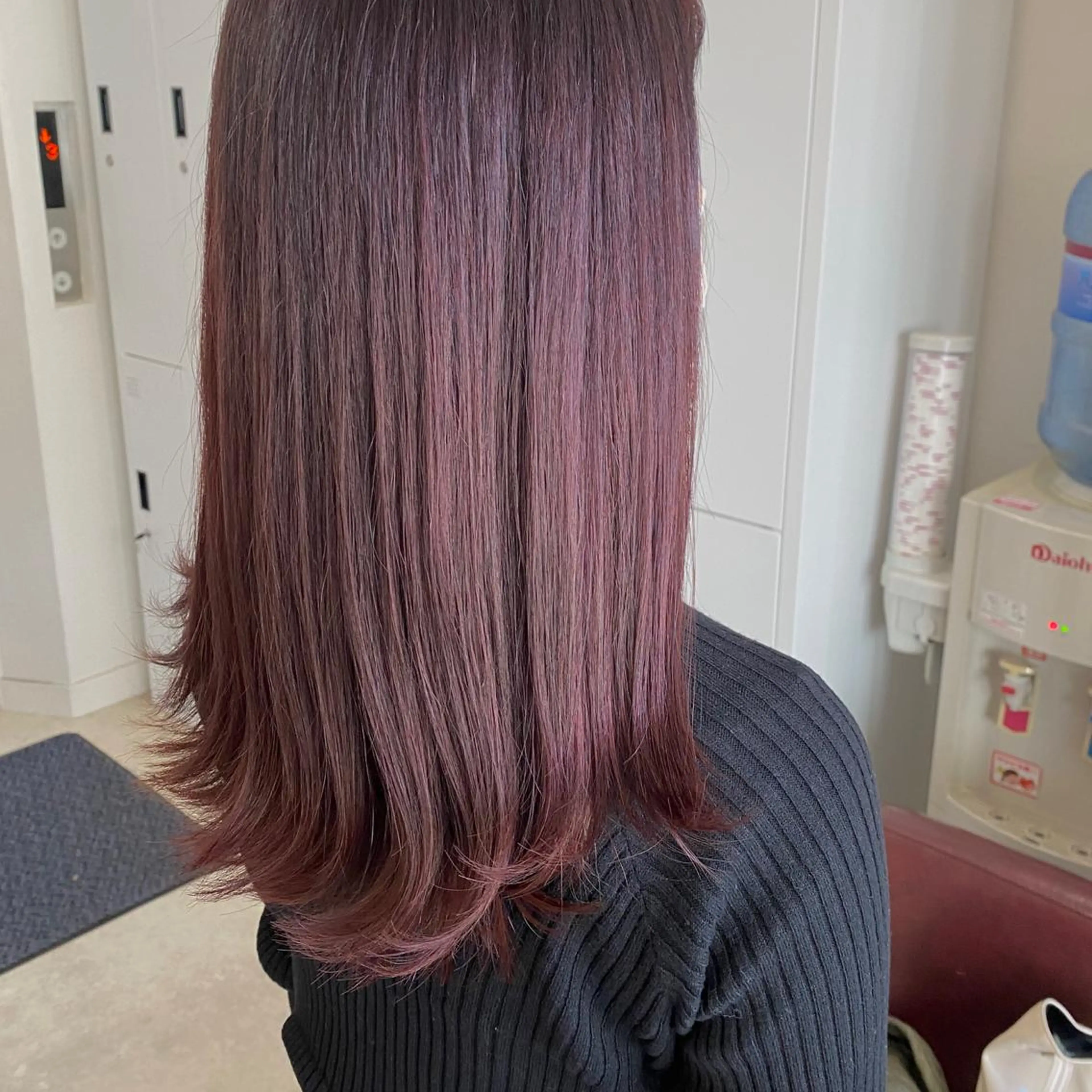 セミロング カット ヘアカラー トリートメント 吉原 みえのヘアスタイル