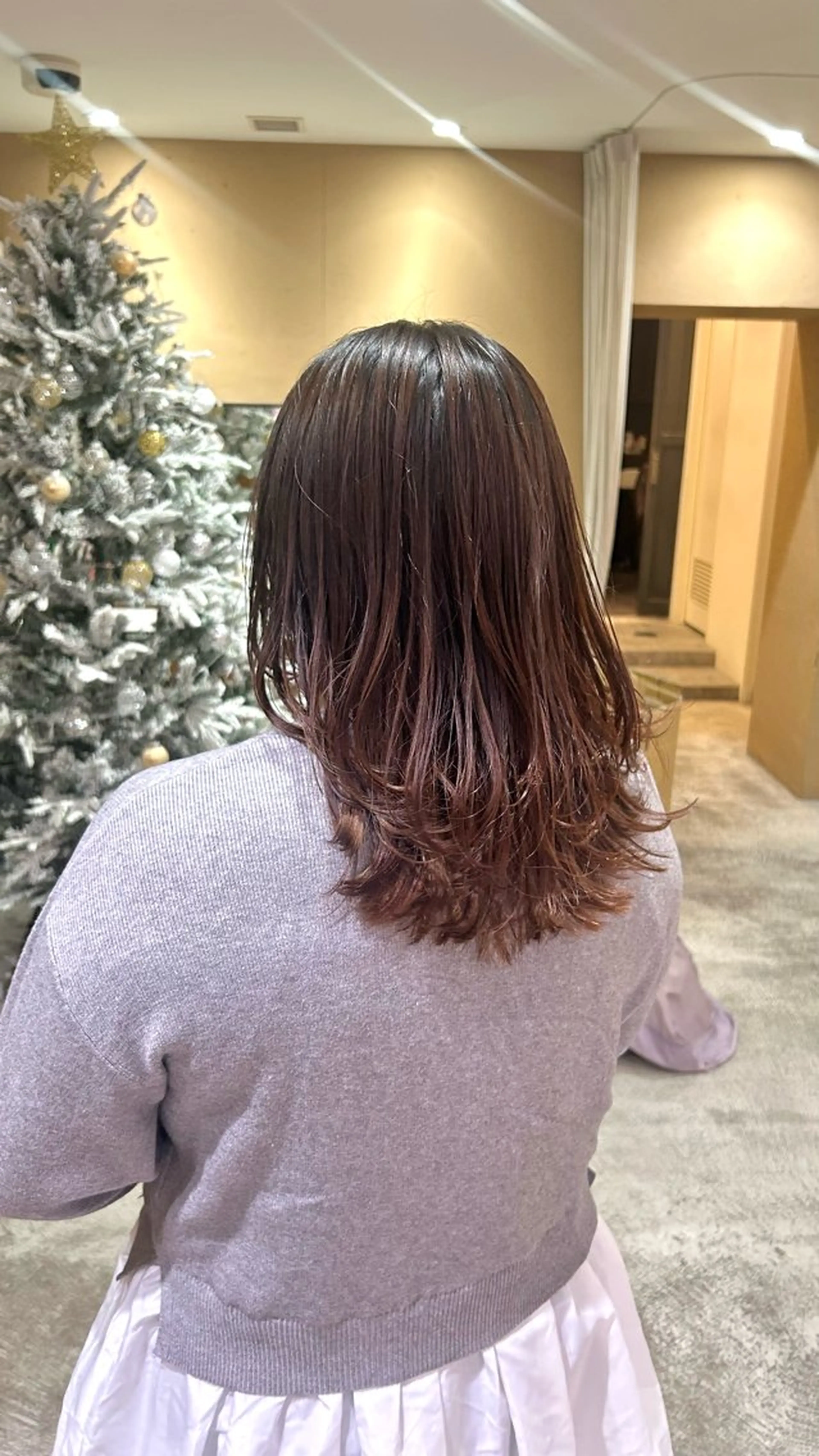 ミディアム カット ボブレイヤー/ ブリーチ/miyuuのヘアスタイル