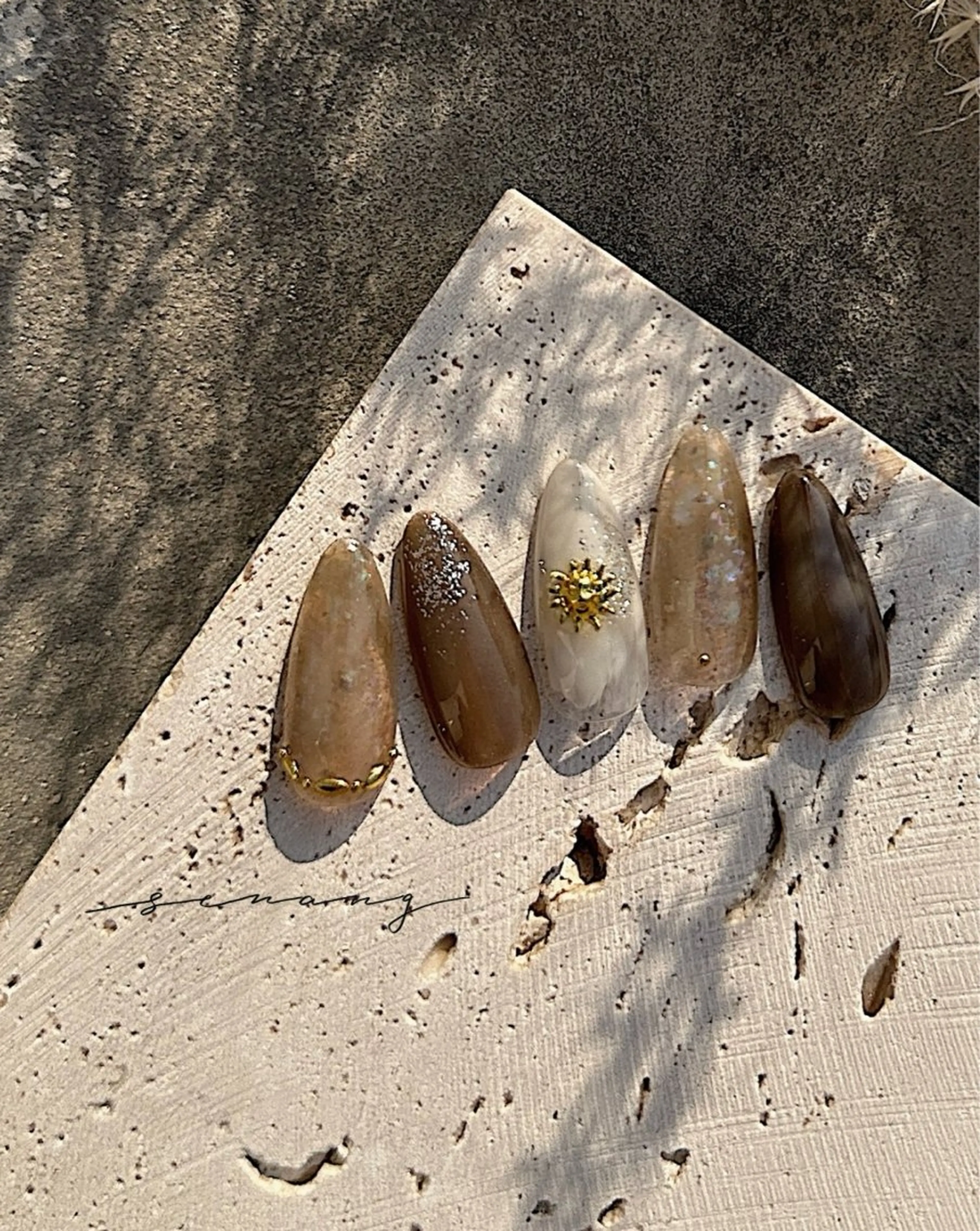 ネイル ハンドネイル senang Nail&Eyeのマツエク・マツパデザイン