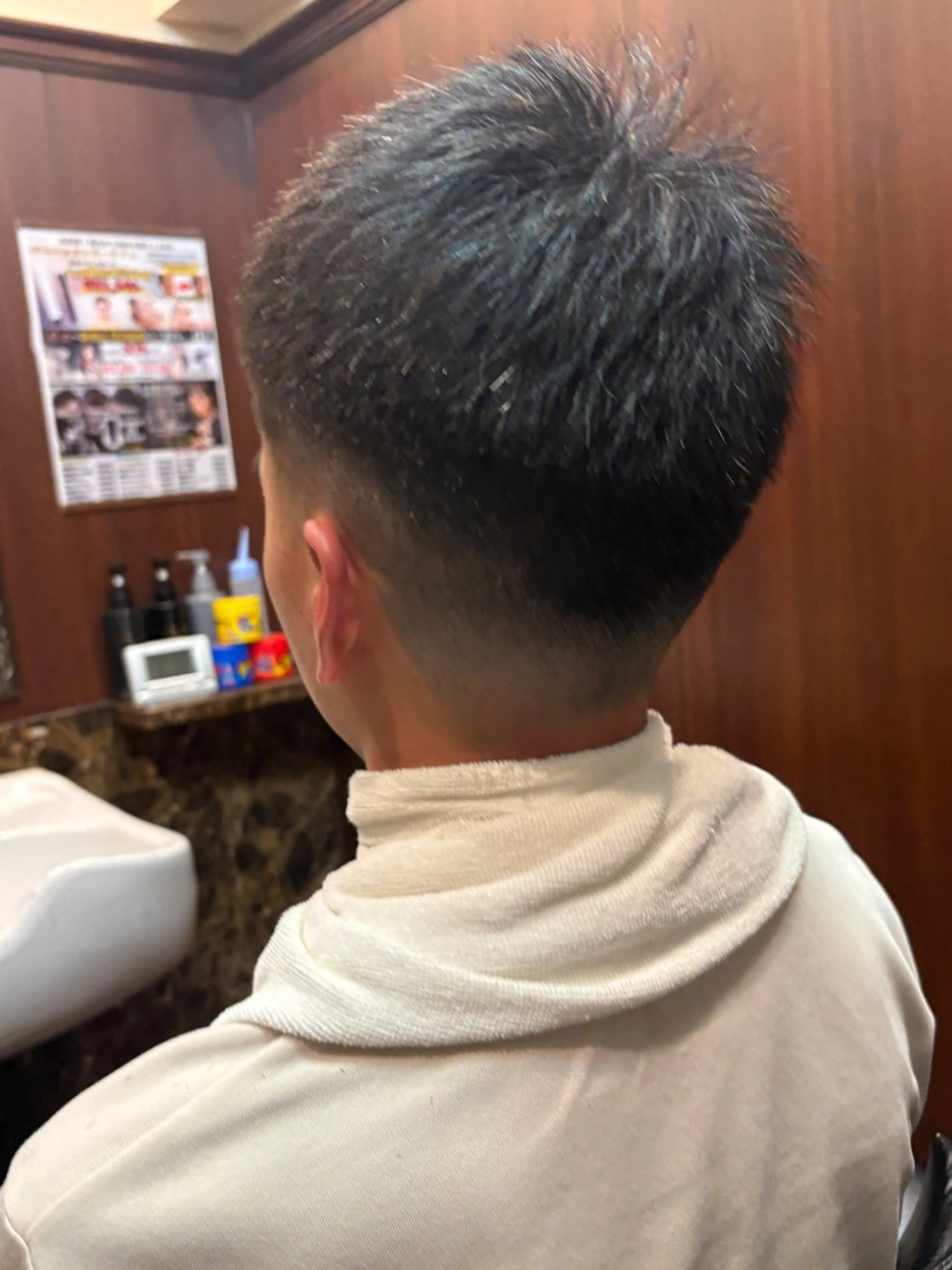 ショート メンズ フェードカット ｰｰ藤村 亮ｰｰのヘアスタイル