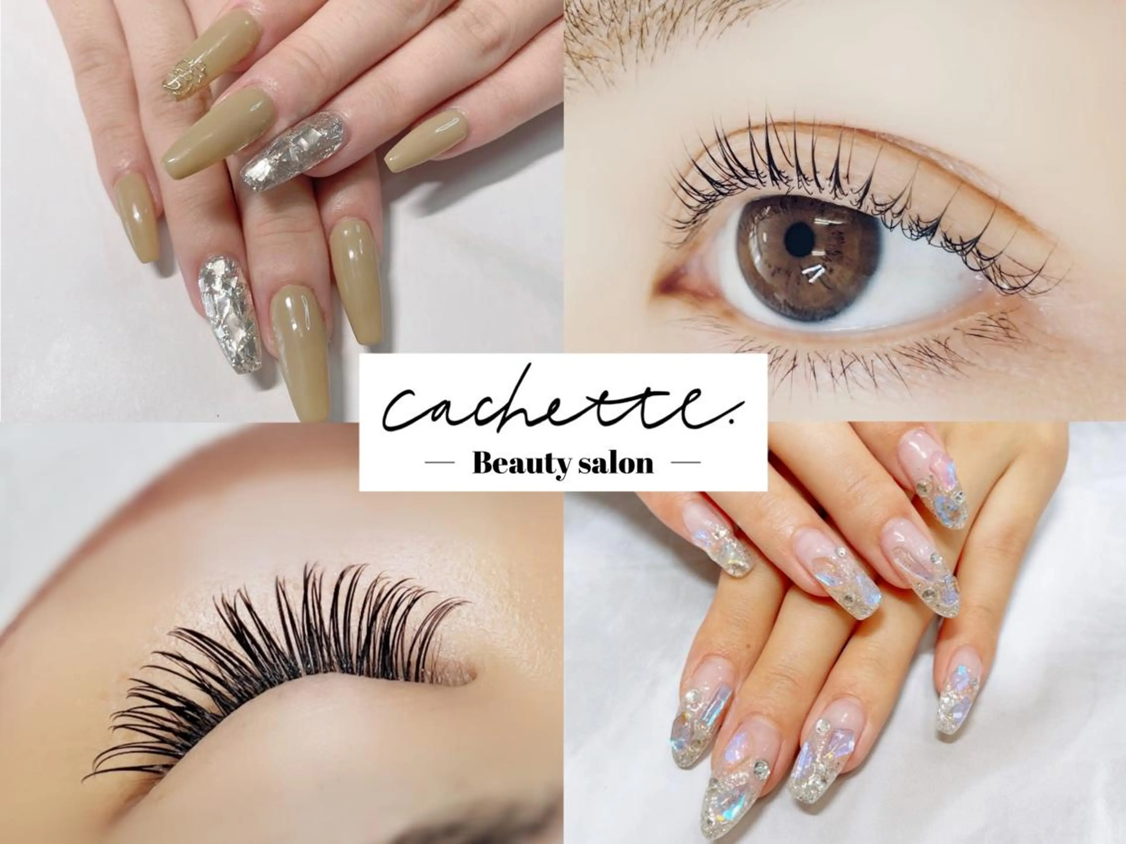 オフ込み クリアネイルの写真