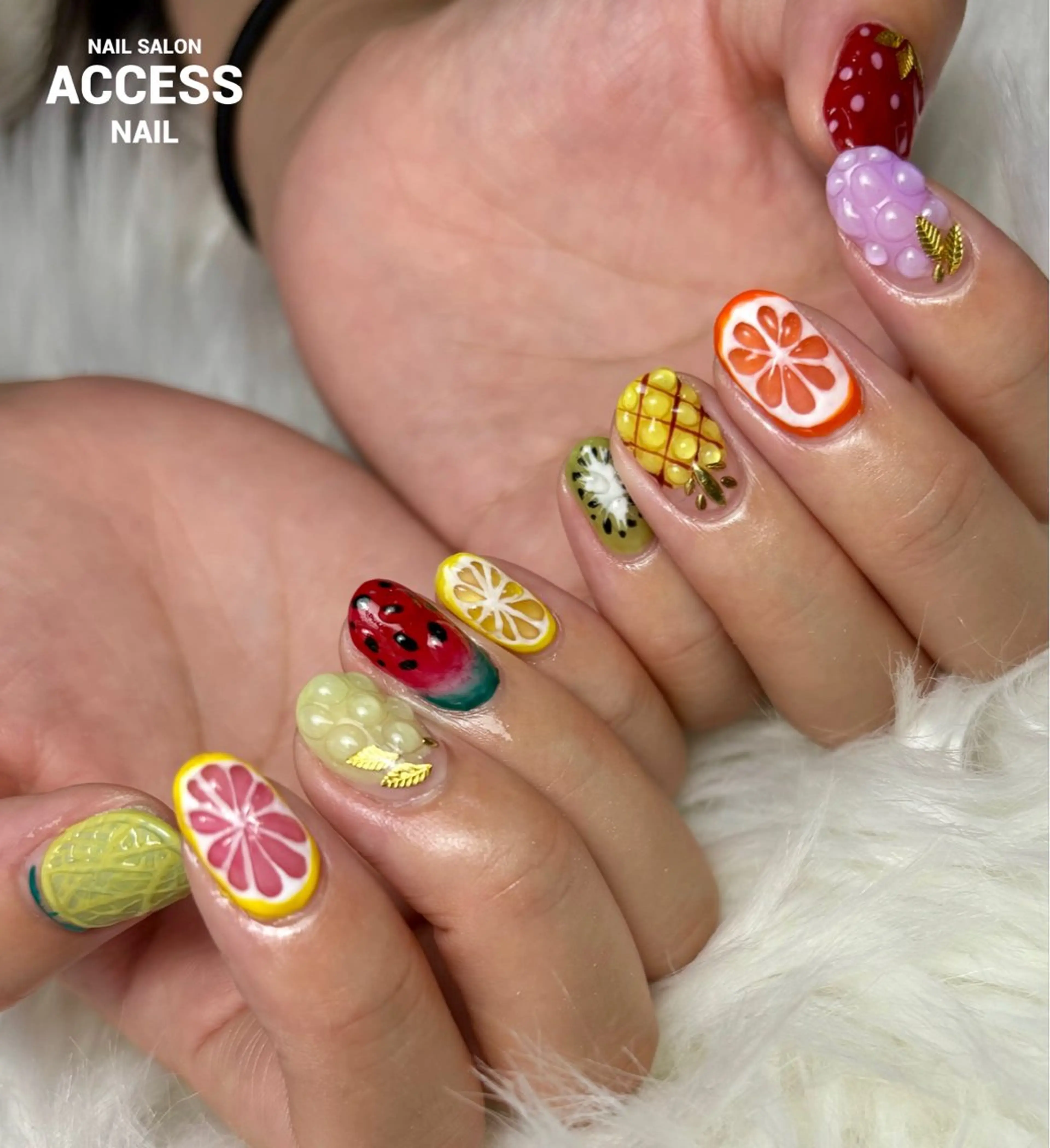 ネイル access nailのネイルデザイン