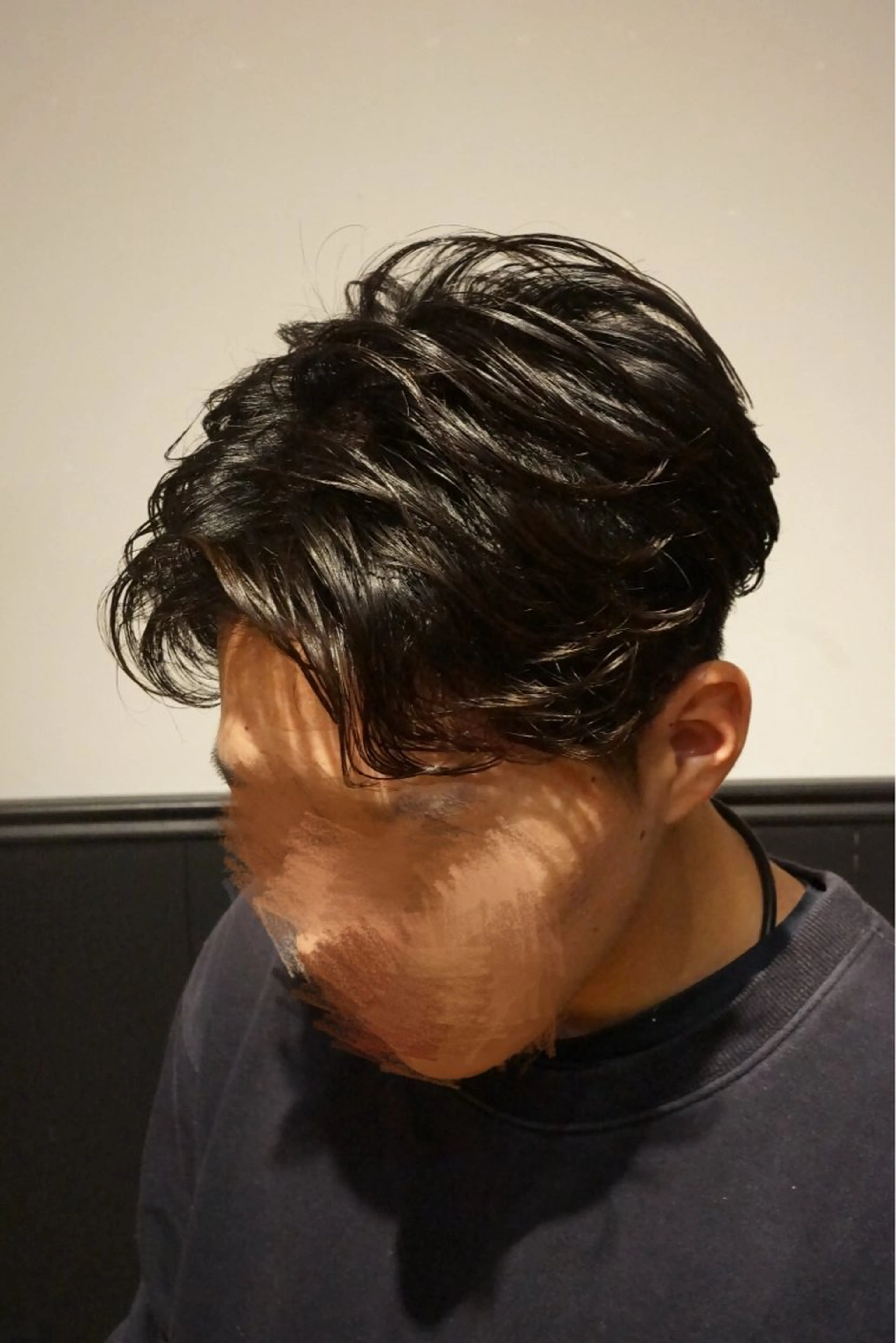 ショート パーマ メンズ メンズ就活ヘア メンズパーマ 濵田 蘭のヘアスタイル