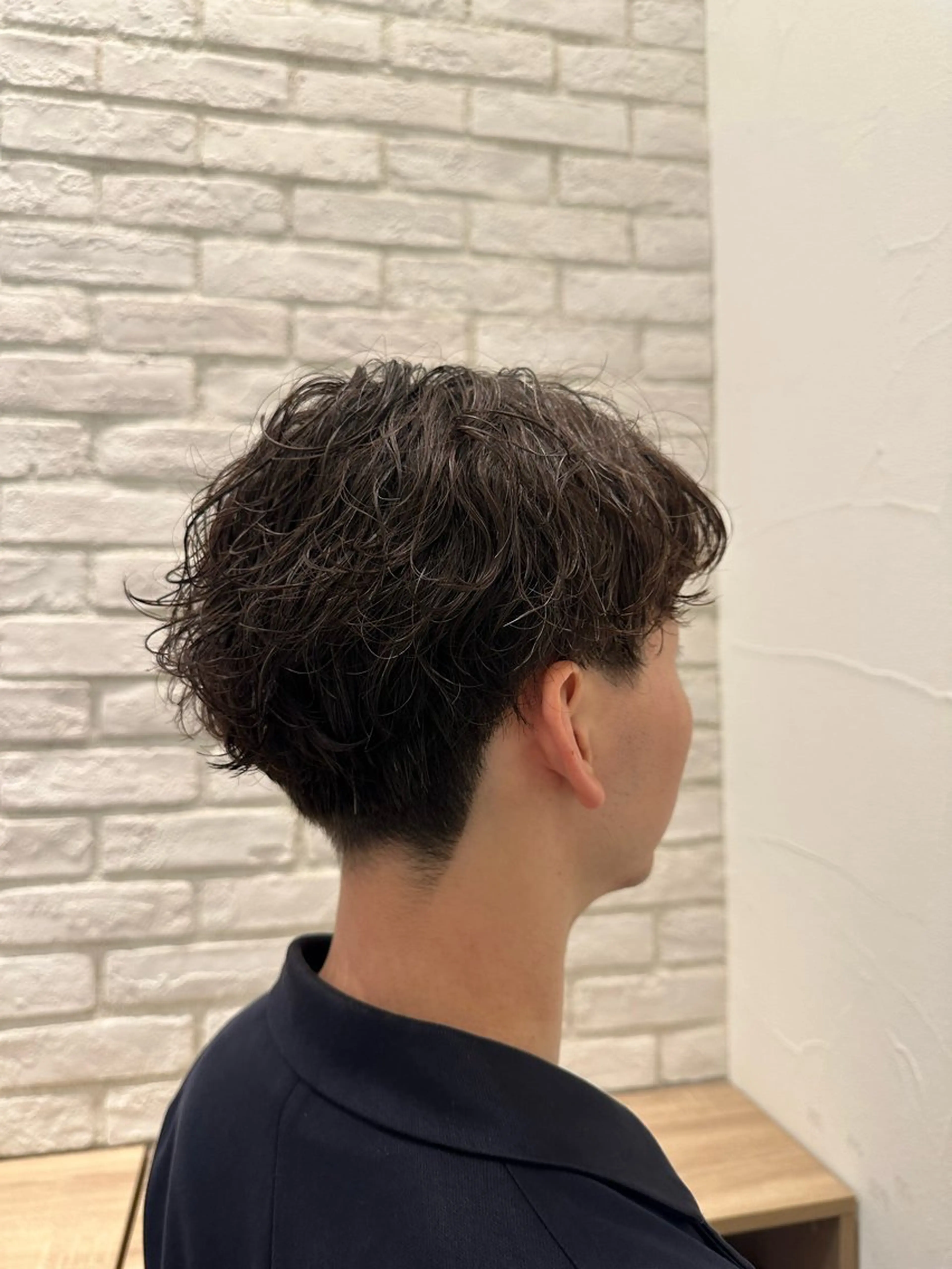 パーマ メンズ カット パーマ Ash中目黒 森田みなみのヘアスタイル