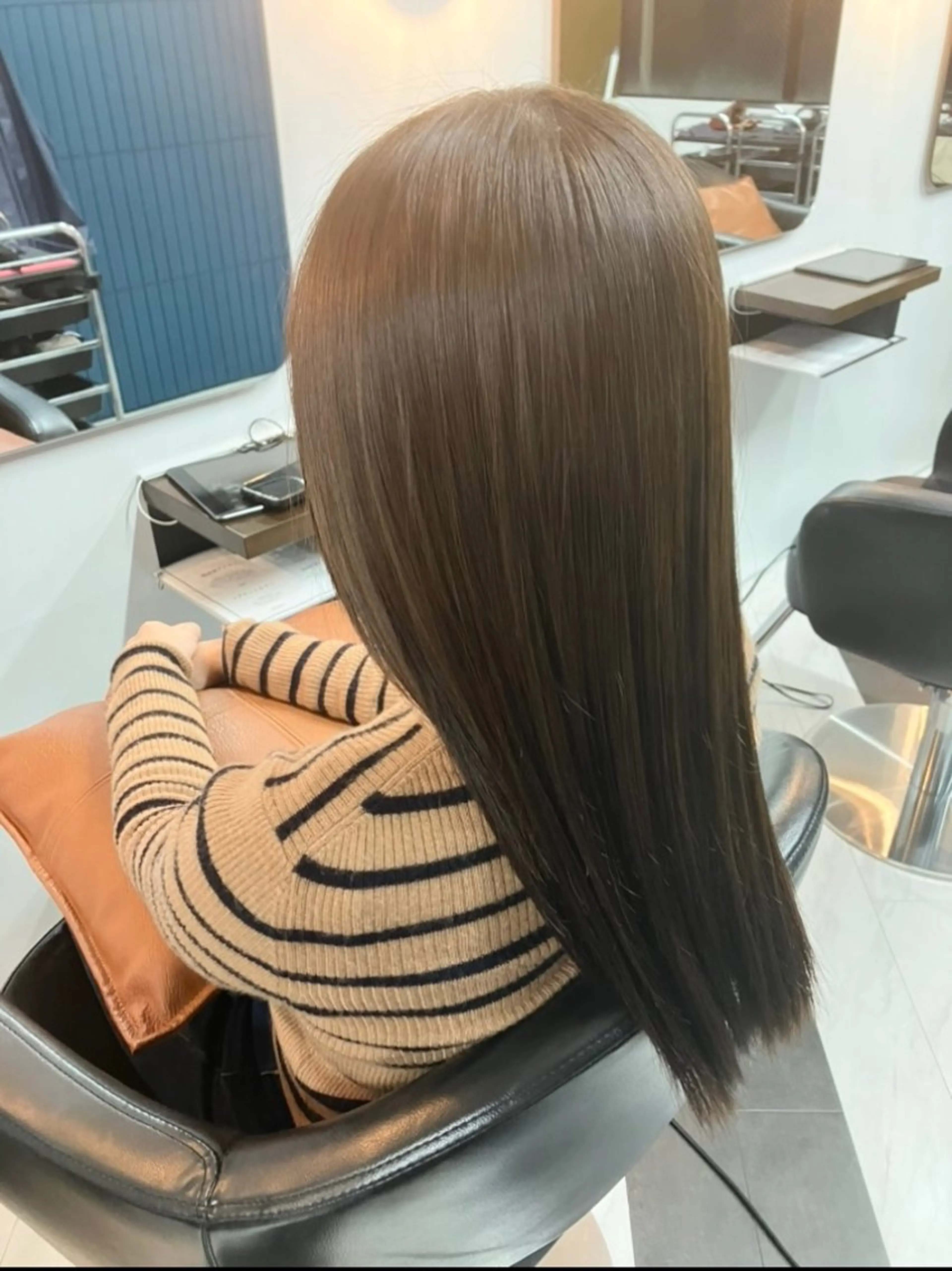 ロング 縮毛矯正 ウルフ・ハイレイヤー 🌟ナカノ・ユウヤのヘアスタイル