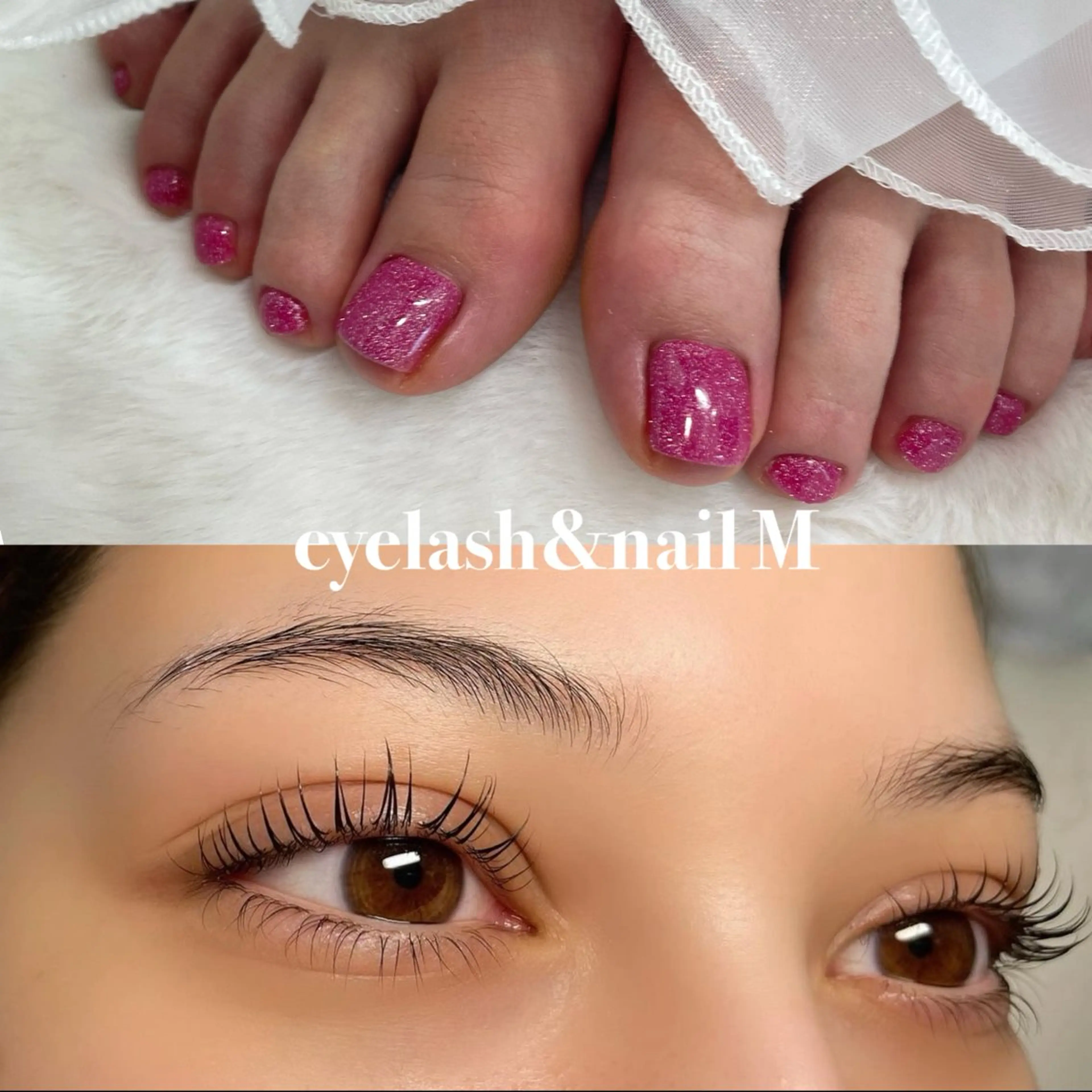 【初回オフ無料🖤】まつげパーマ&フットワンカラー💎の写真