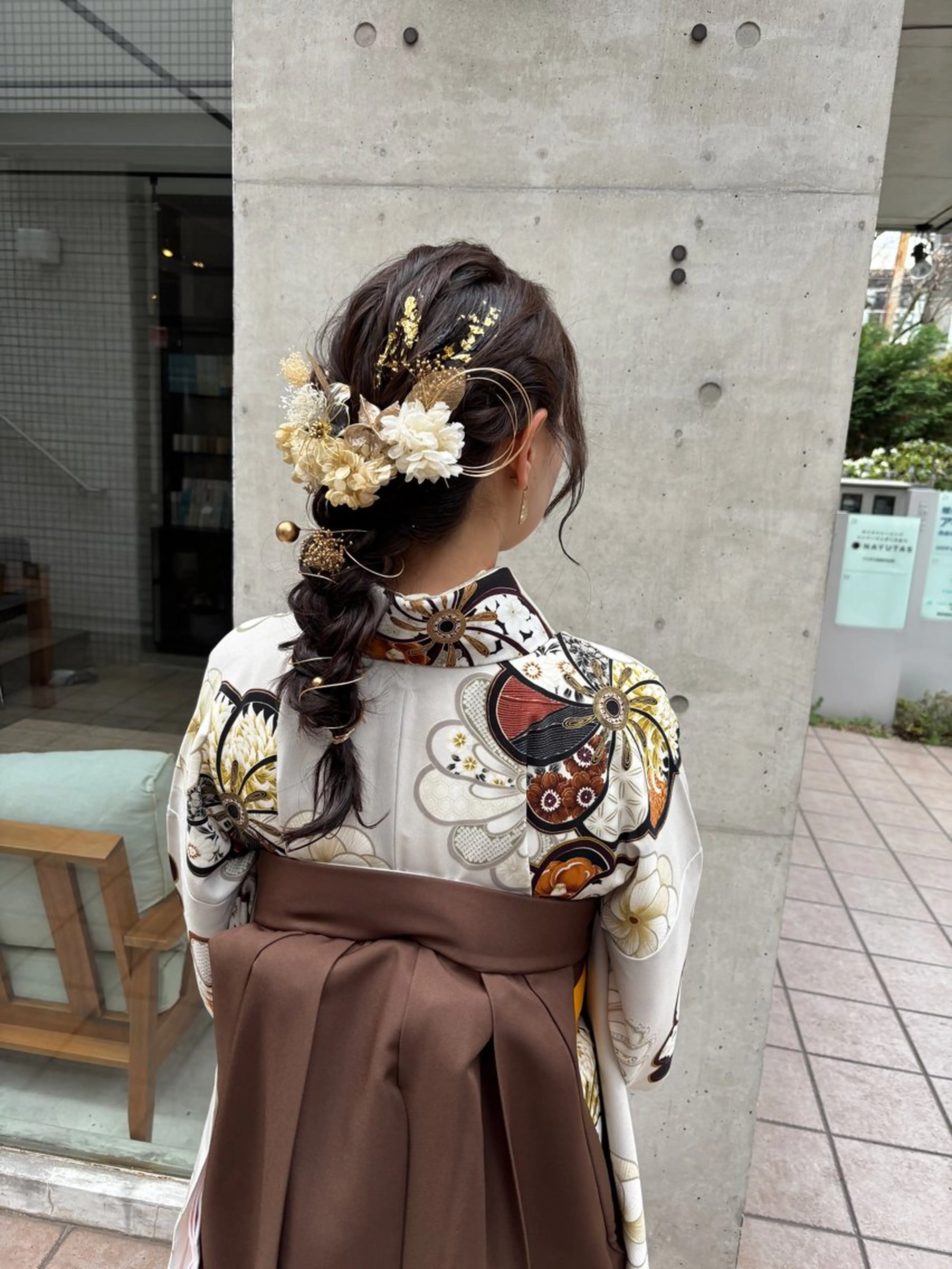 ロング 卒業式のヘアスタイル ヘアセット ツヤカラー🫧Sae ネイルモデル募集中のヘアスタイル