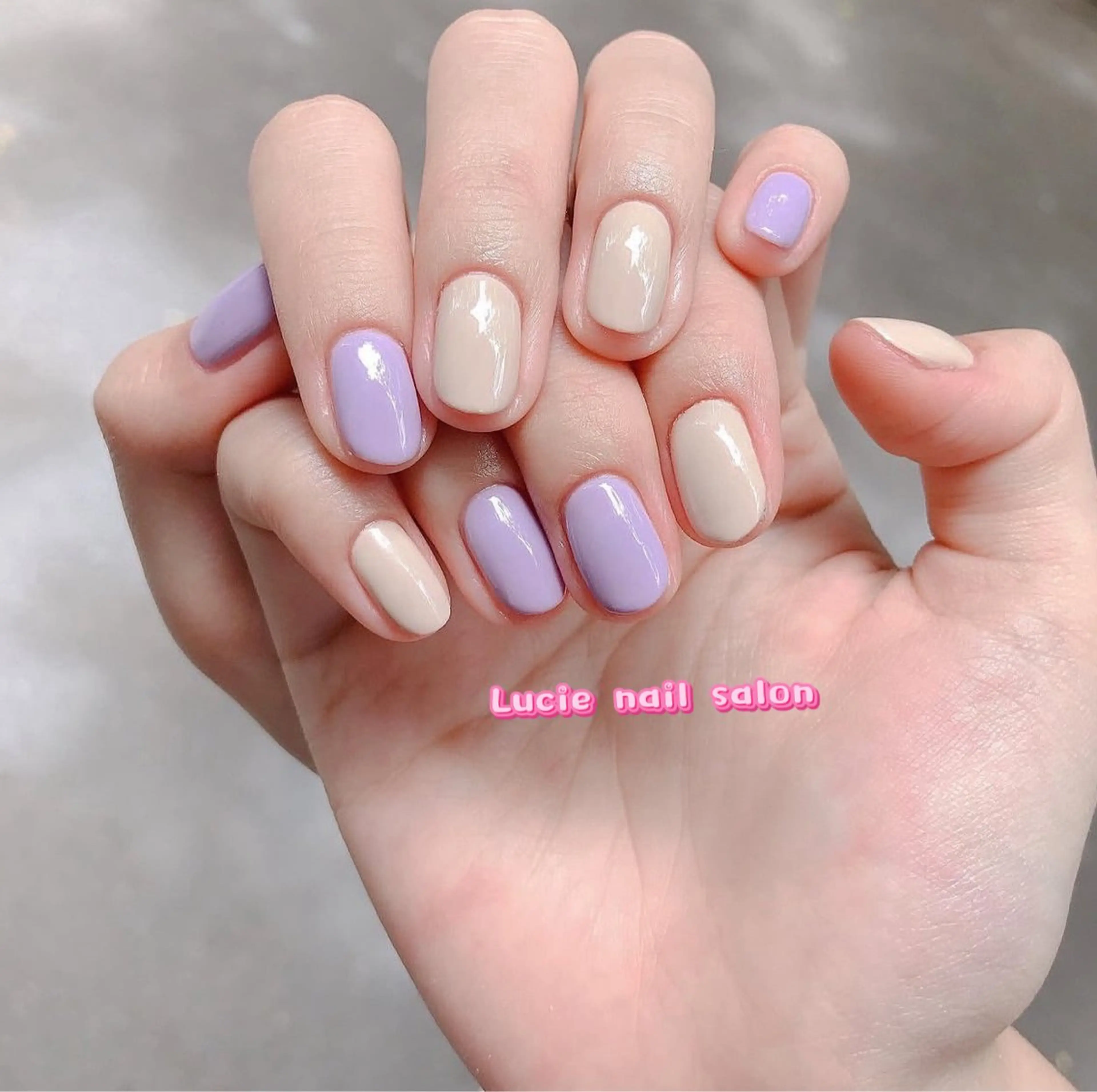 ネイル フレンチネイル ジェルネイル グラデーション 持ち込み オフィスネイル ハンドネイル LUCIE NAILのネイルデザイン