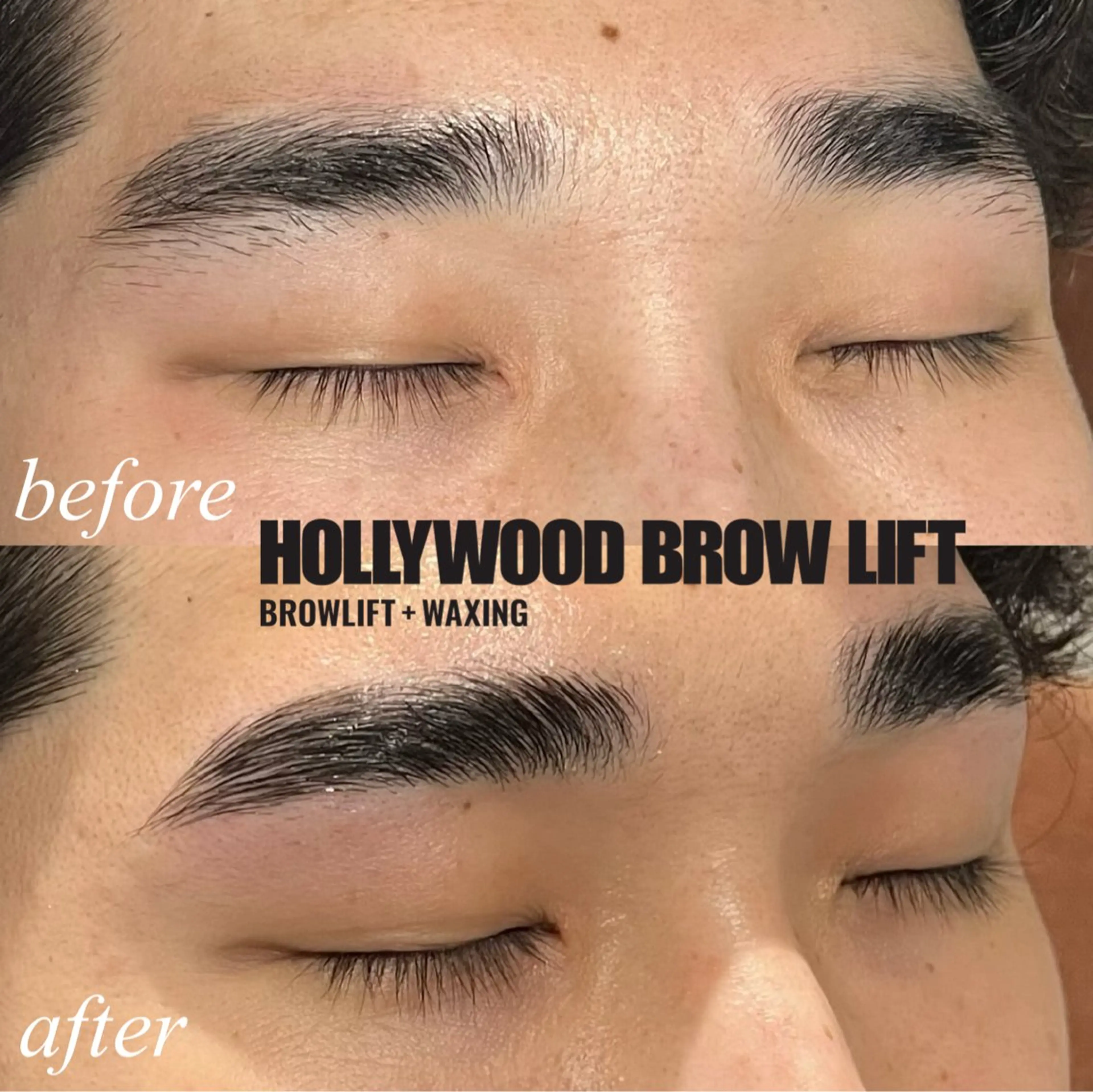 【メンズもオススメ☆】ハリウッドブロウリフト＋WAX脱毛¥5980の写真