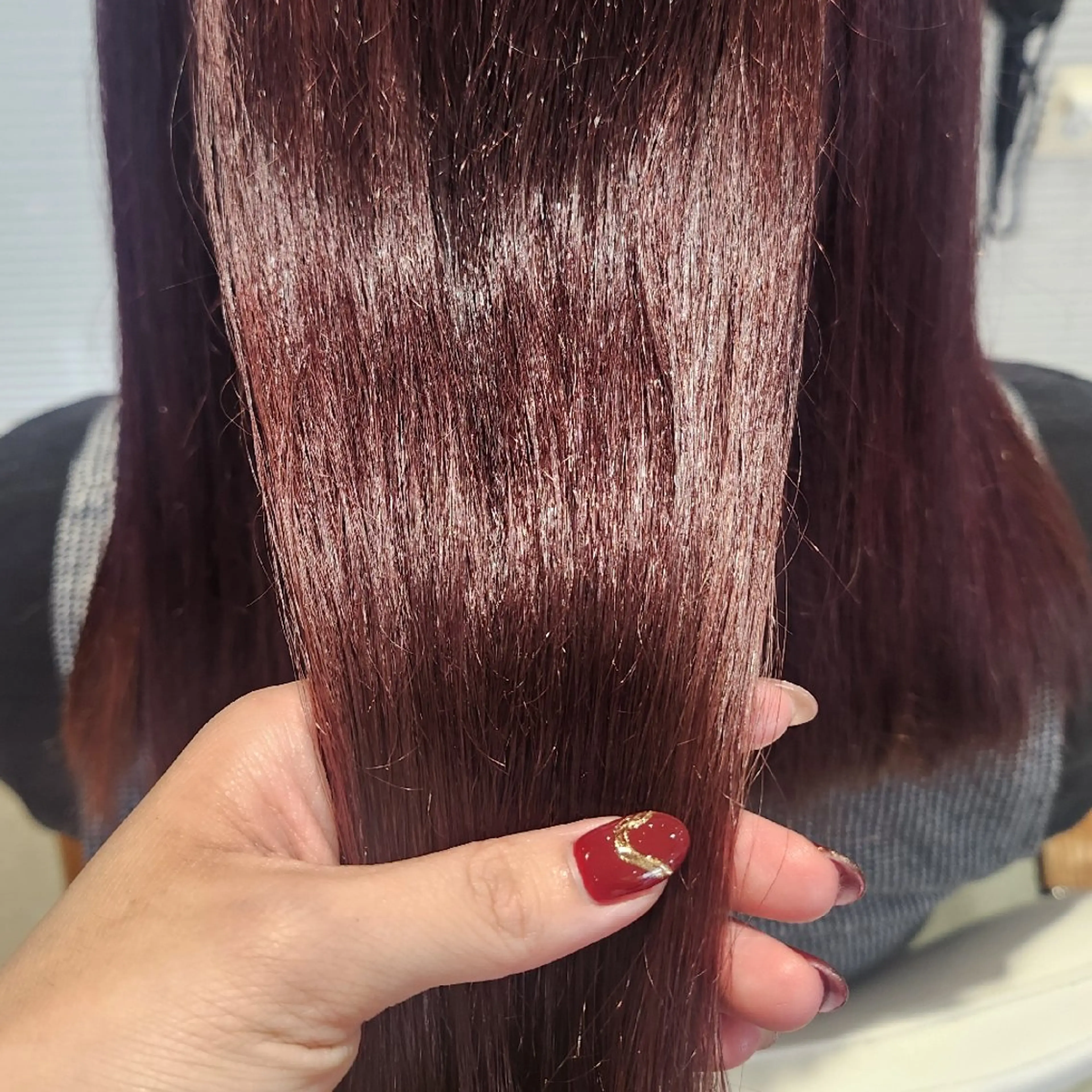 カラー ミディアム ブリーチ レッドカラー 暖色カラー/髪質改善 /メンズ🧡莉南のヘアスタイル