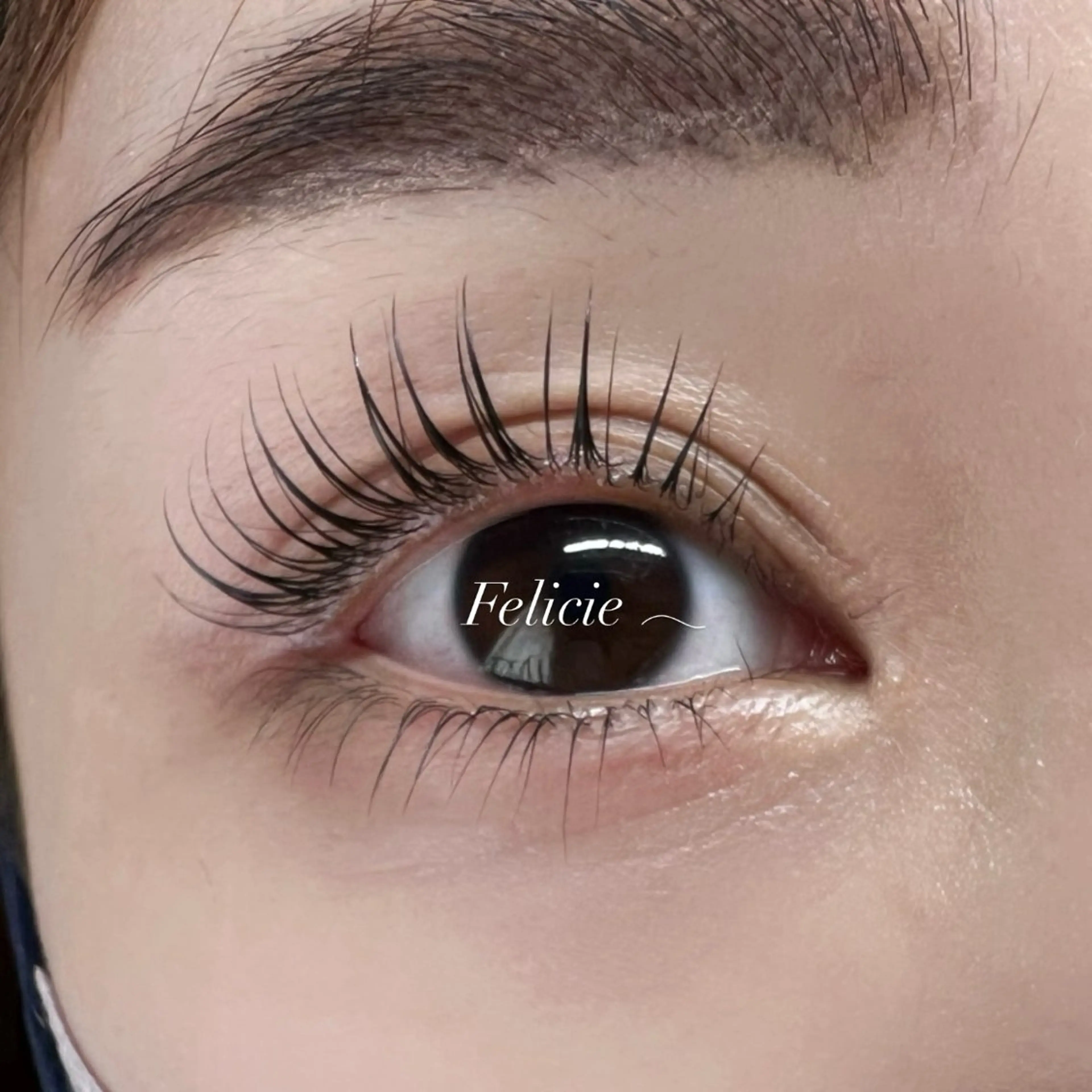 マツエク・マツパ 下まつげエクステ 一重×まつ毛パーマ マツパ Felicie＊ Sayakaのマツエク・マツパデザイン