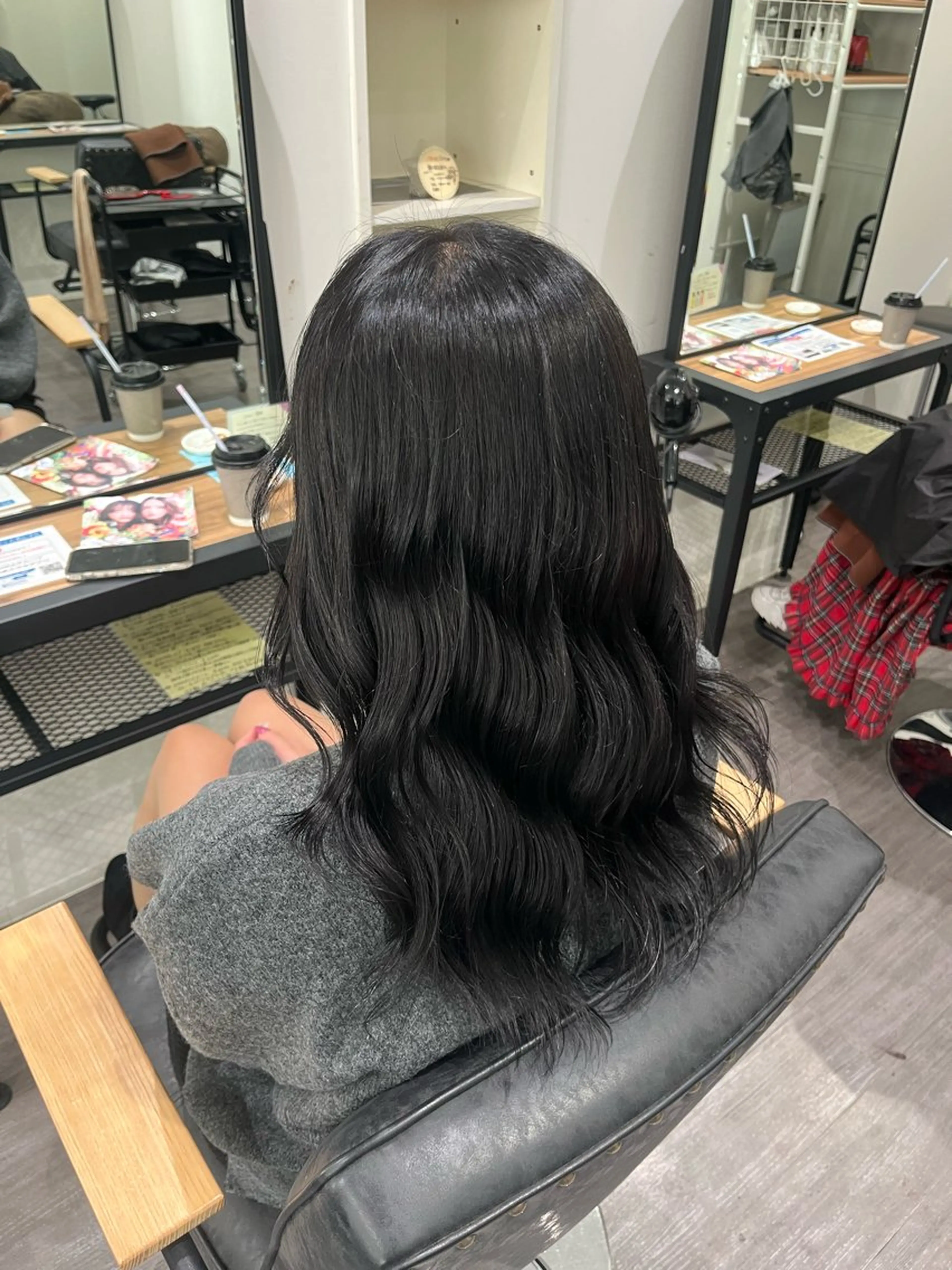 ミディアム カラー ヘアアレンジ 透明感カラー cocotte 💟草間紫音💟のヘアスタイル