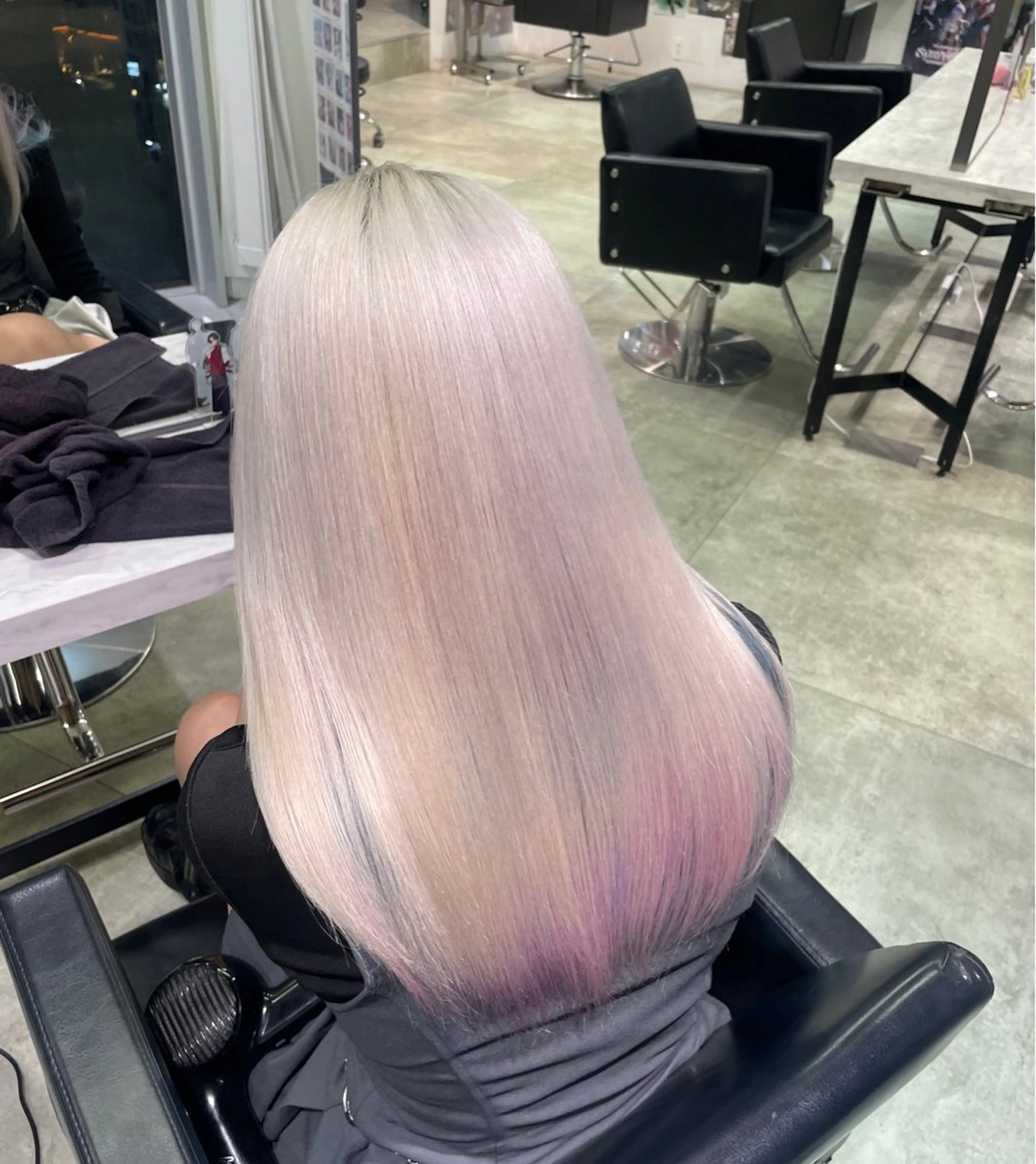 ロング カラー ヘアカラー トリートメント 💖推しカラー💖 オタク美容師✂ゆづきのヘアスタイル