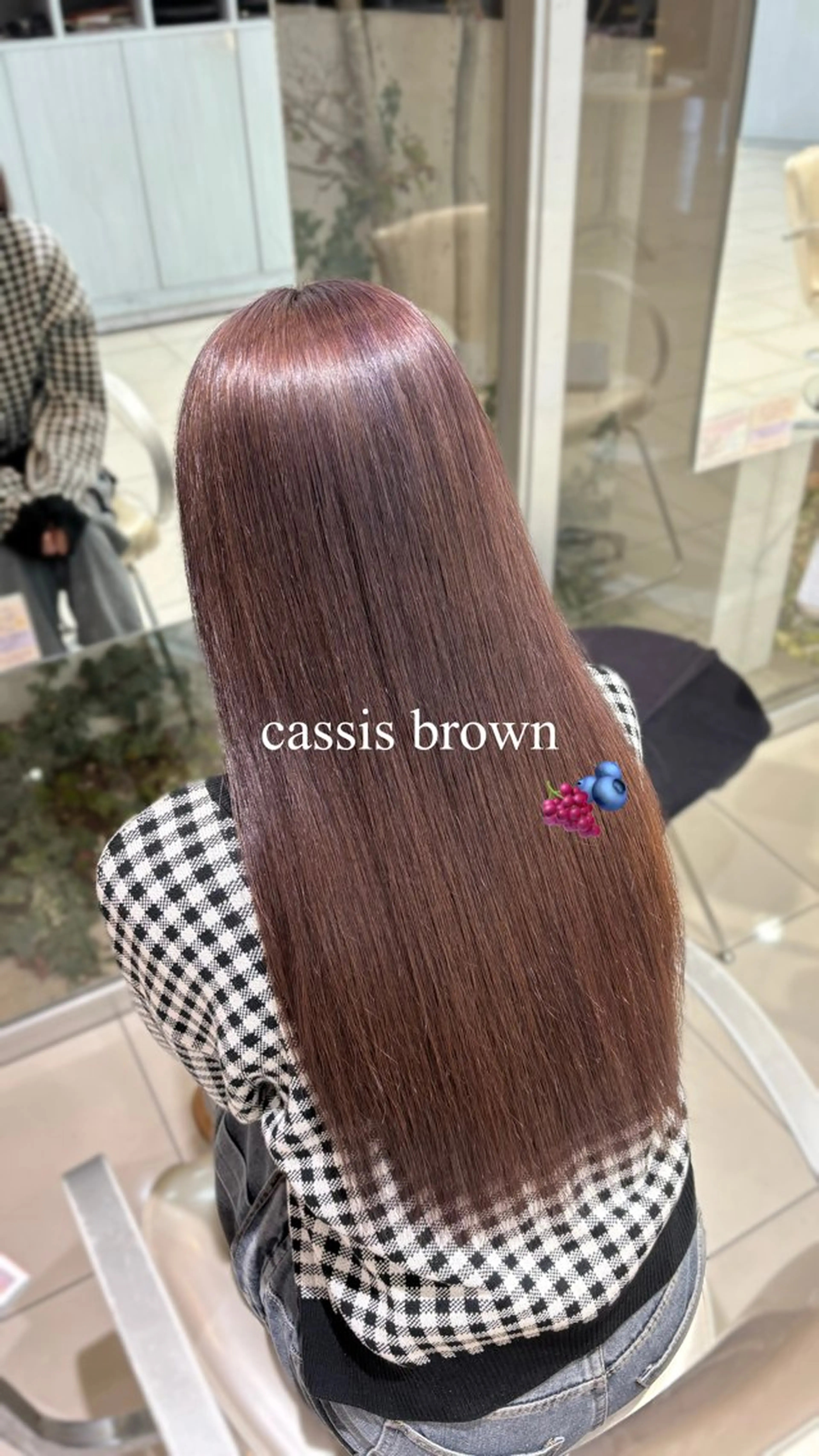 ロング カラー 透明感カラー チョコレートカラー/ 𝐒𝐚𝐤𝐢のヘアスタイル