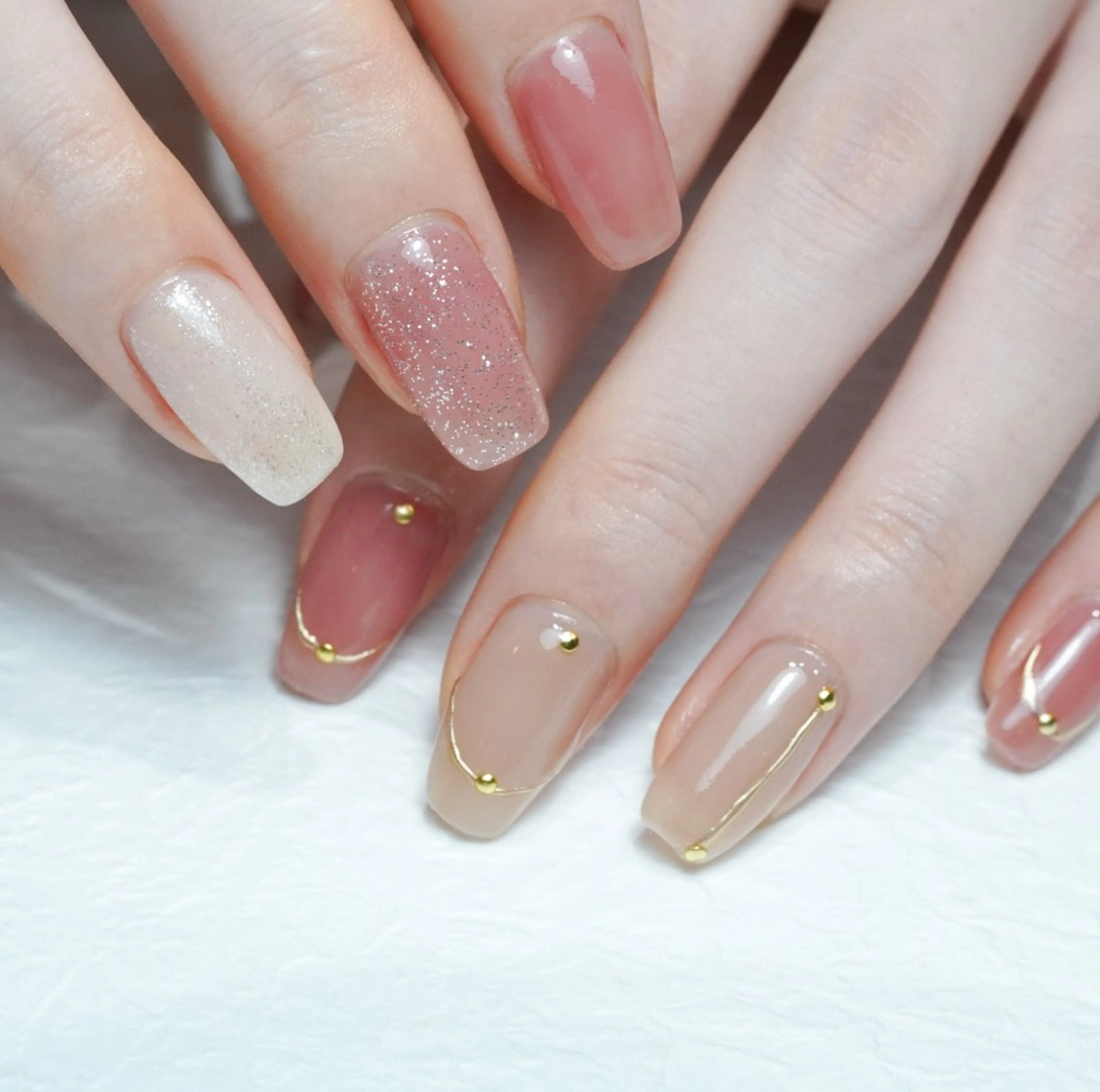 ミディアム ハンドネイル Re nail所属・Re nailのネイルデザイン