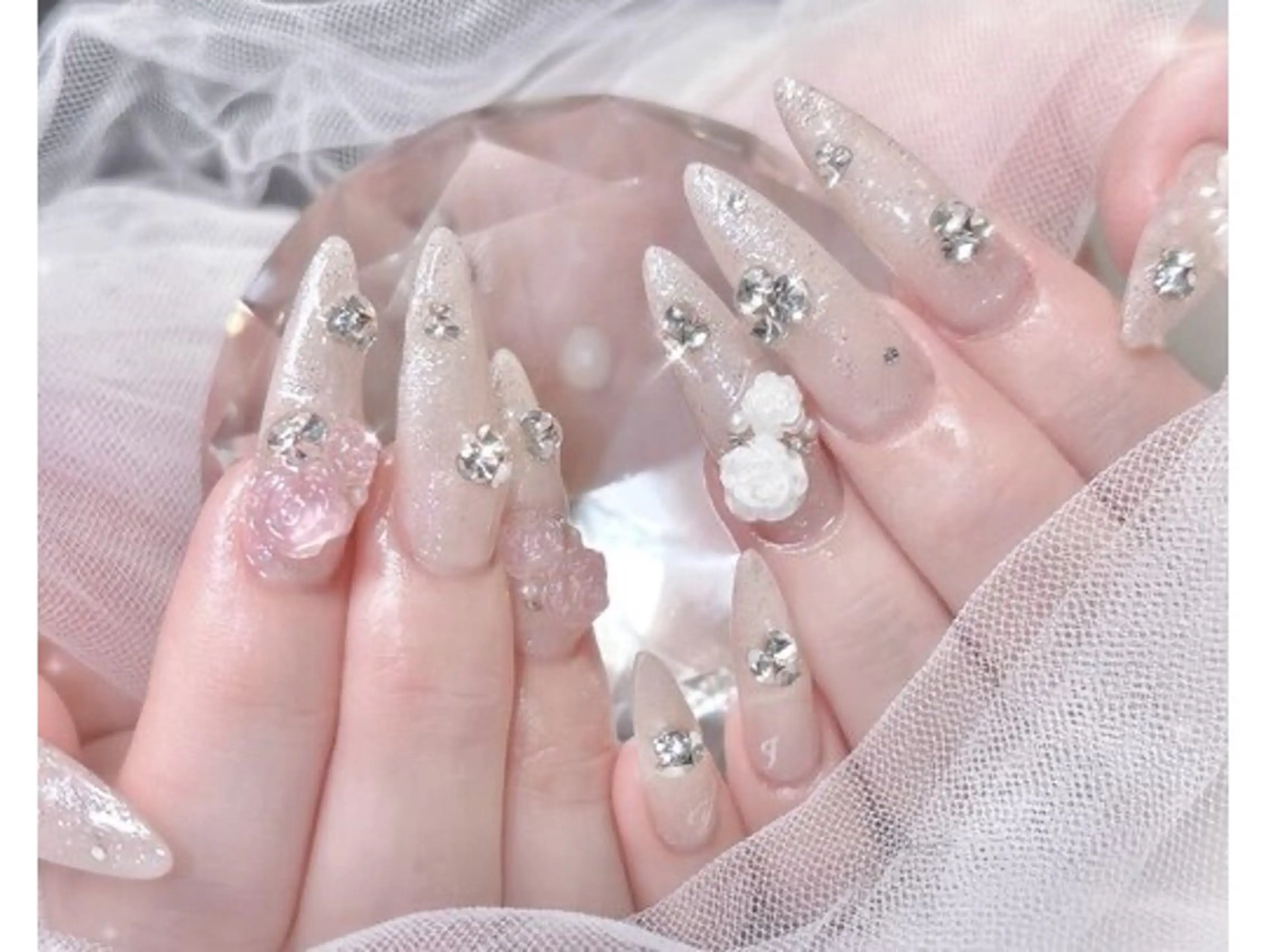 ネイル 長さ出し ワンカラーネイル ネイルチップ NaNa ちゃんのネイルデザイン