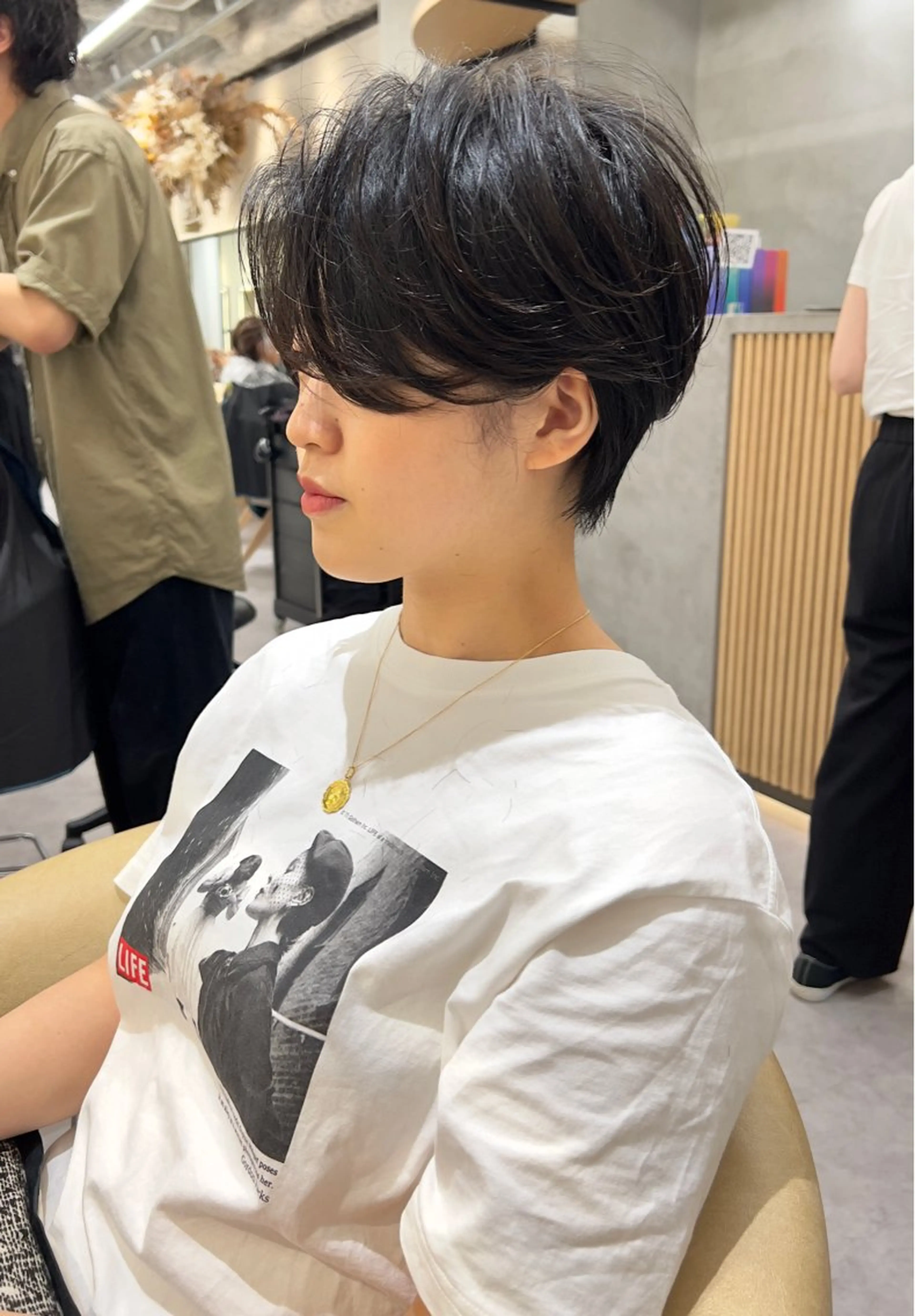 ショート ハンサムショート ショートヘア 【似合わせ・レイヤー ・パーマ】海気のヘアスタイル