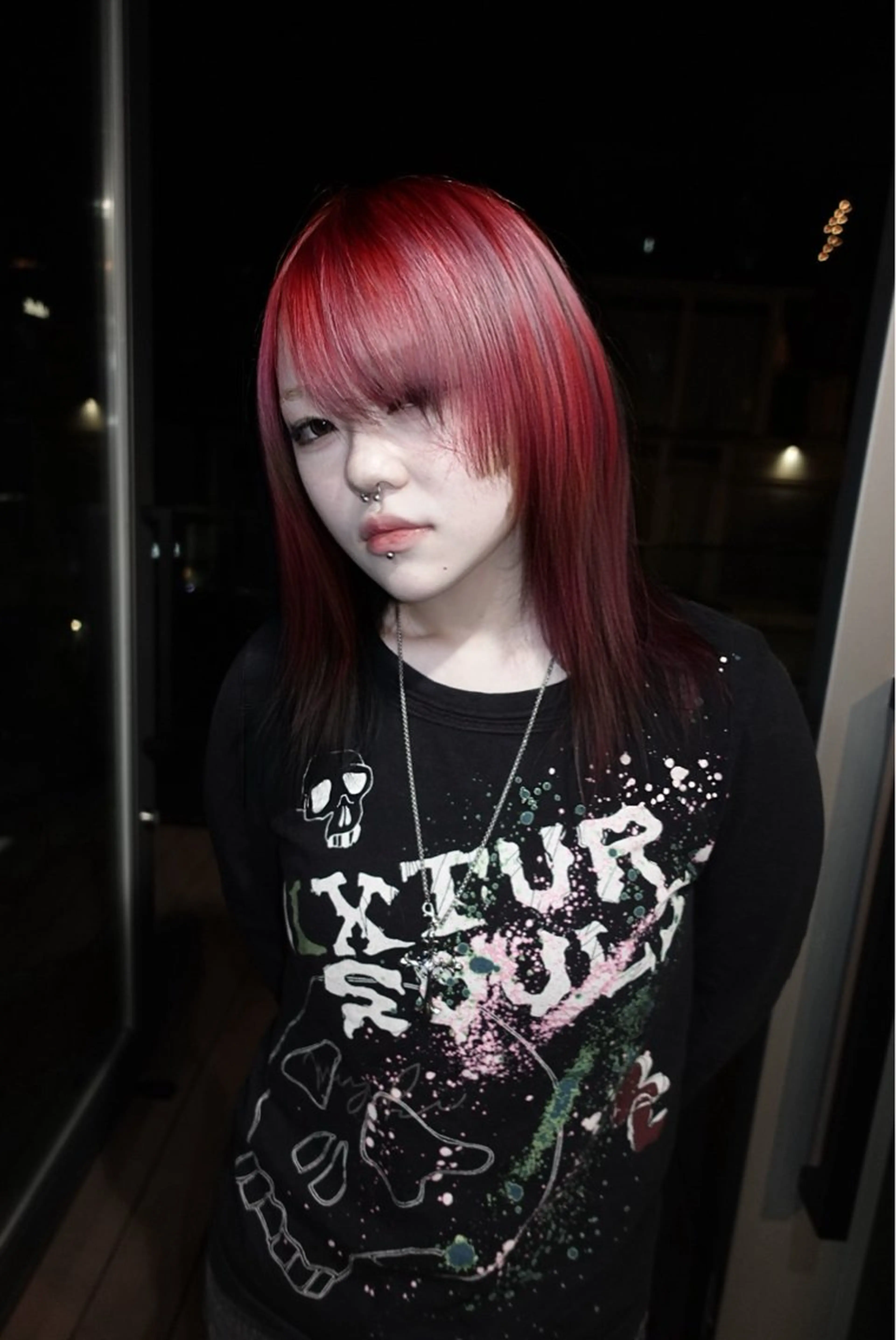 ミディアム ヘアカラー トリートメント 岩下昂世/ ハイトーン/デザインのヘアスタイル