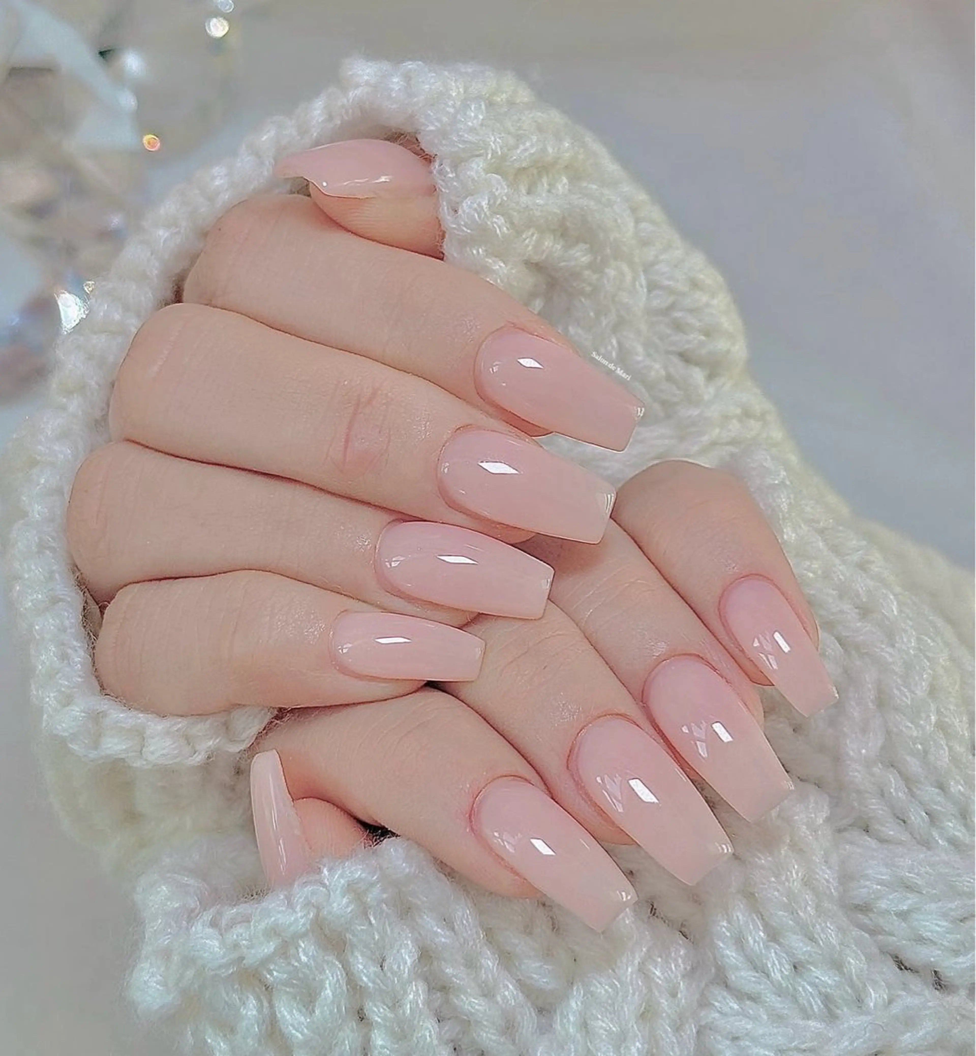 ネイル ワンカラーネイル ハンドネイル sora ❄️のネイルデザイン