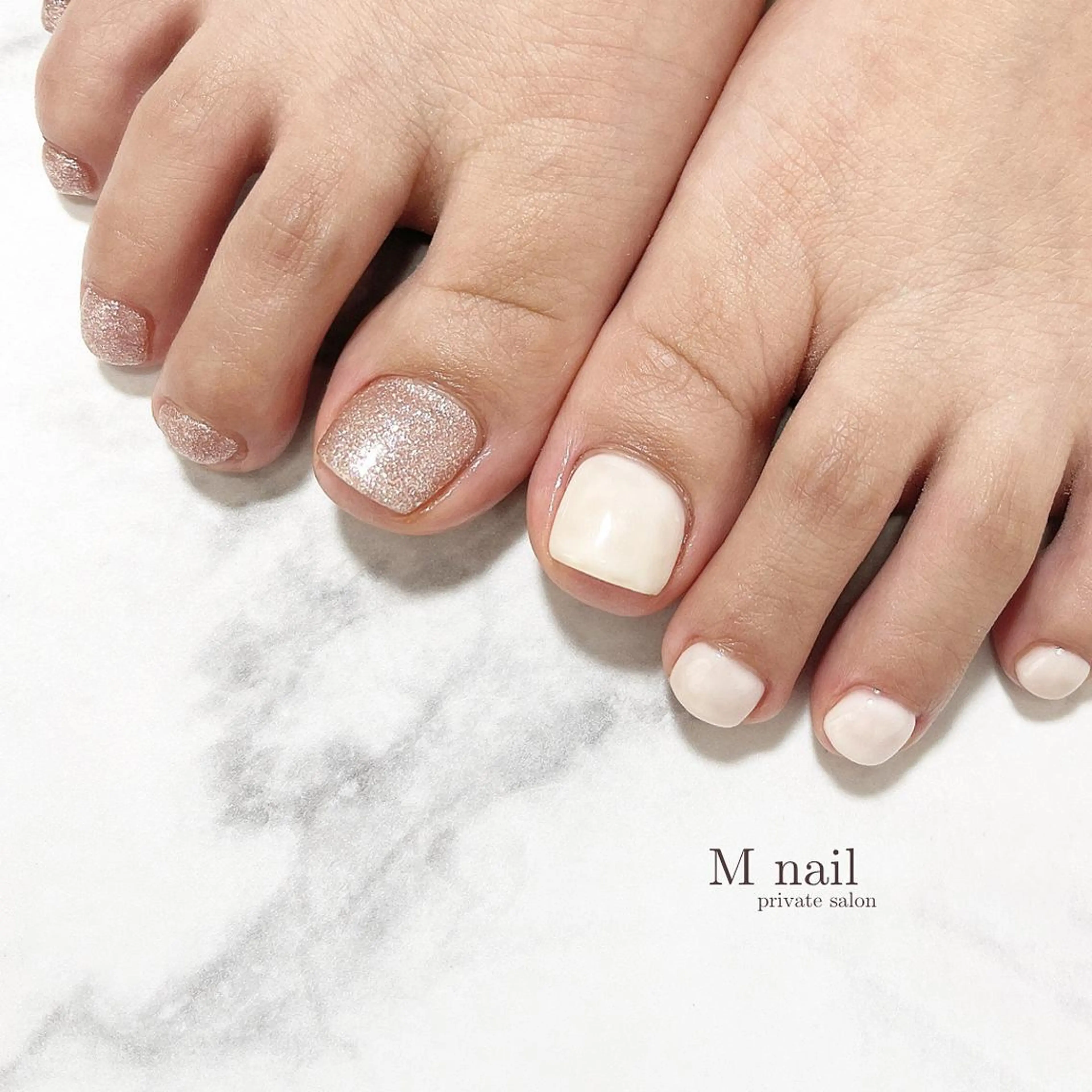 ネイル フットネイル M　nail所属・M nailのネイルデザイン