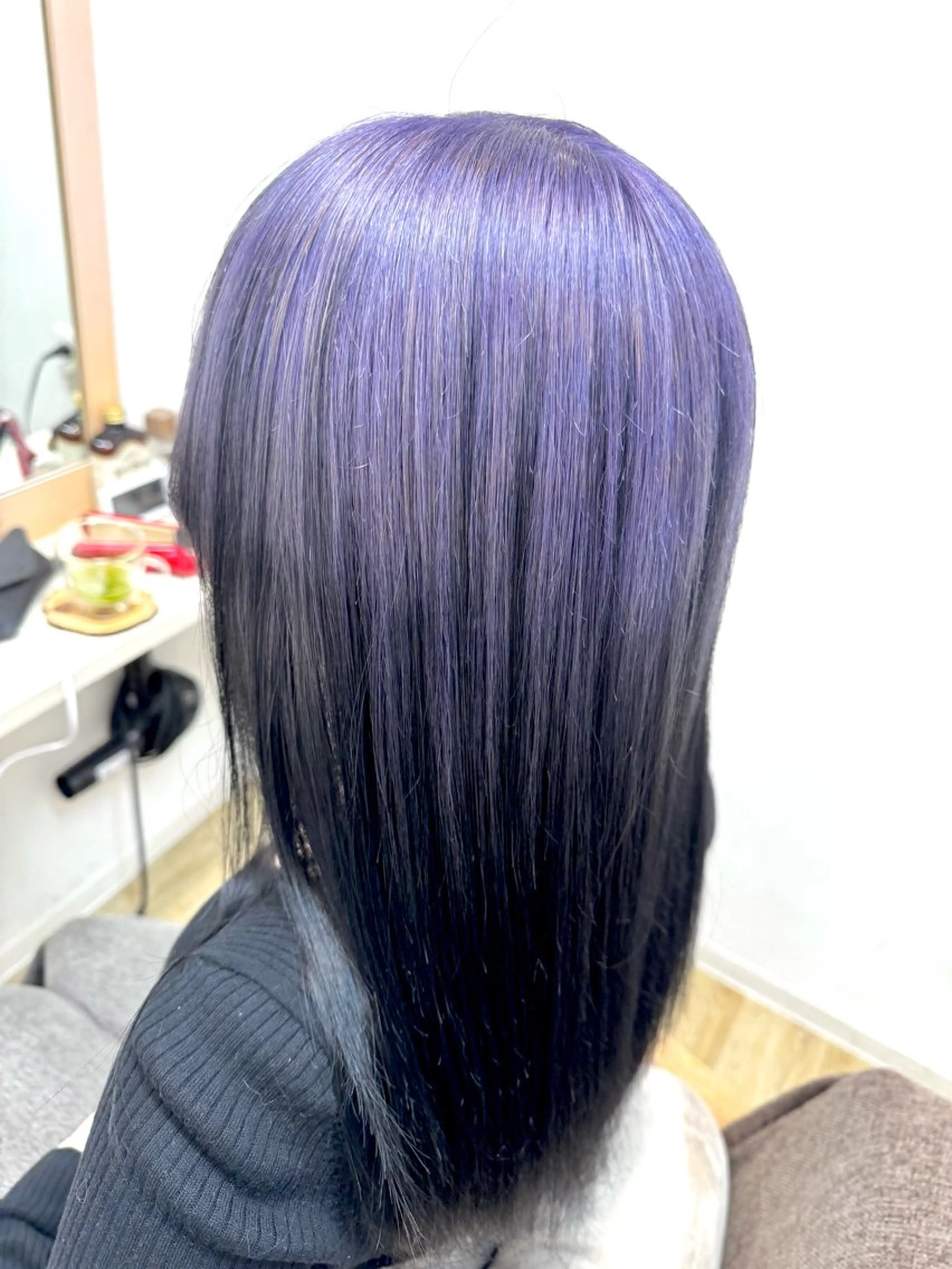 ロング ヘアカラー トリートメント 大阪 美容師 林のヘアスタイル