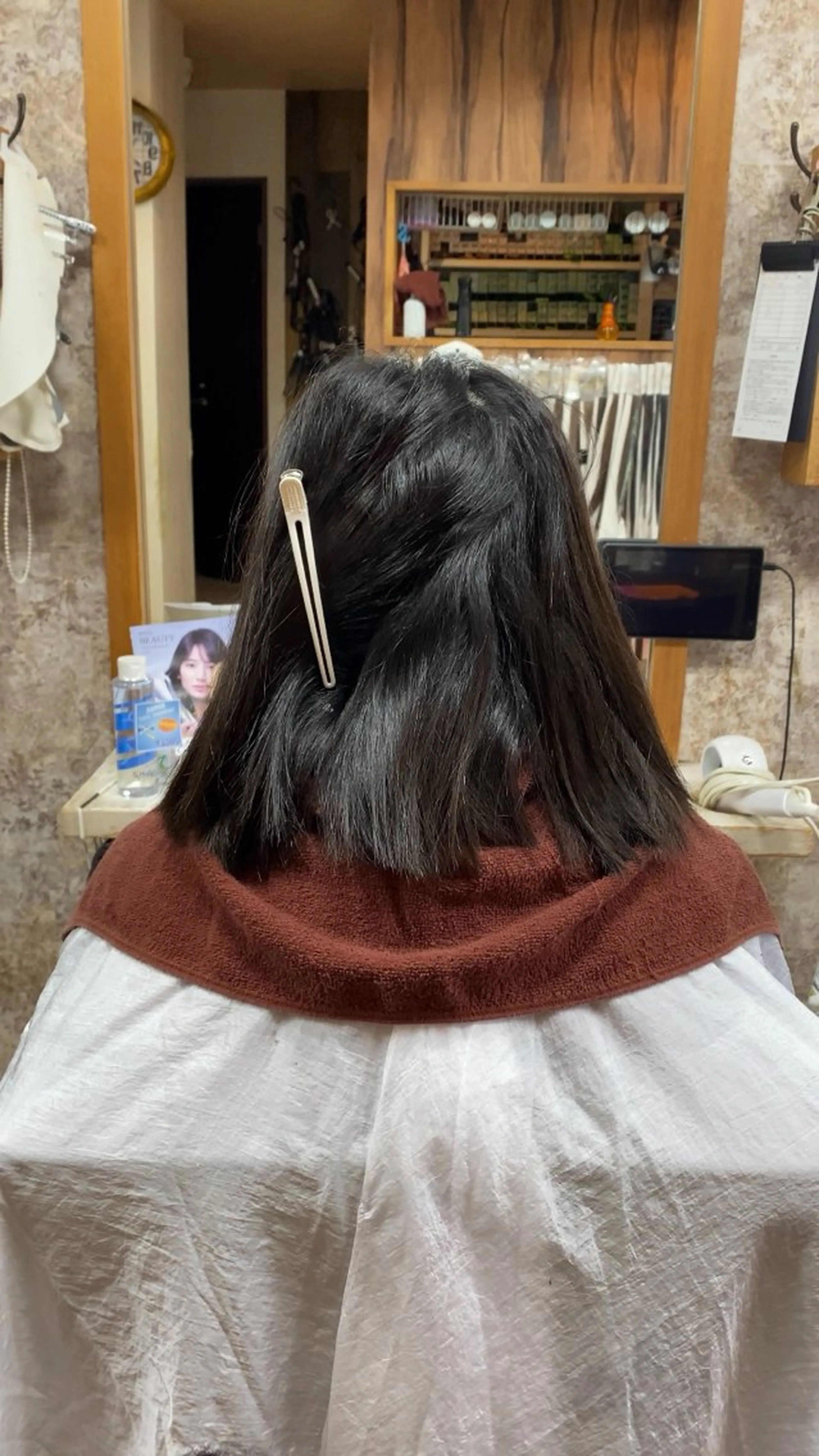 ミディアム YELLOW CORN 金沢文庫所属・【金沢文庫4分】髪質 改善/縮毛矯正アラタのヘアスタイル