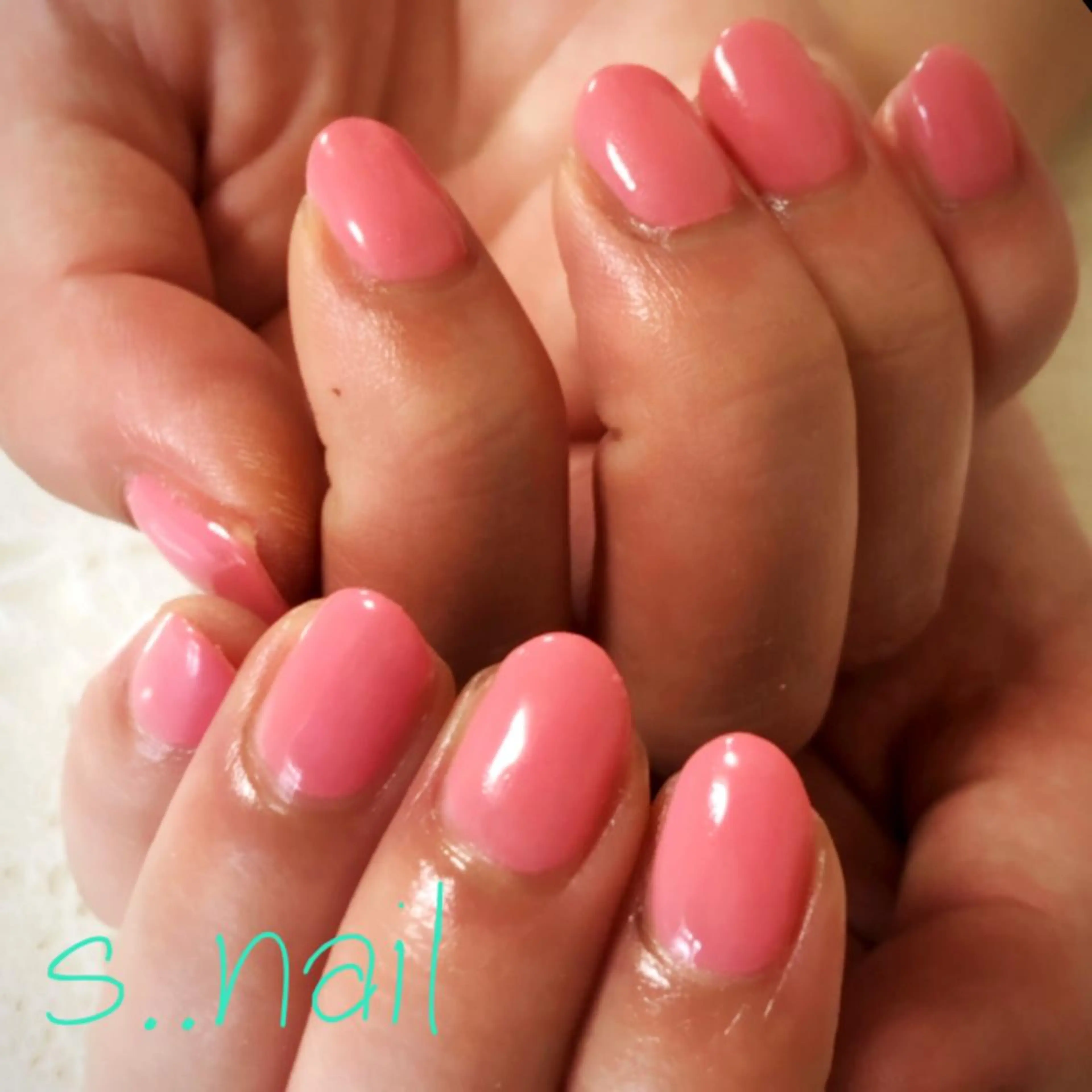 ネイル ワンカラーネイル ピンク シンプルネイル ハンドネイル フットネイル s..nail / MORITAのネイルデザイン