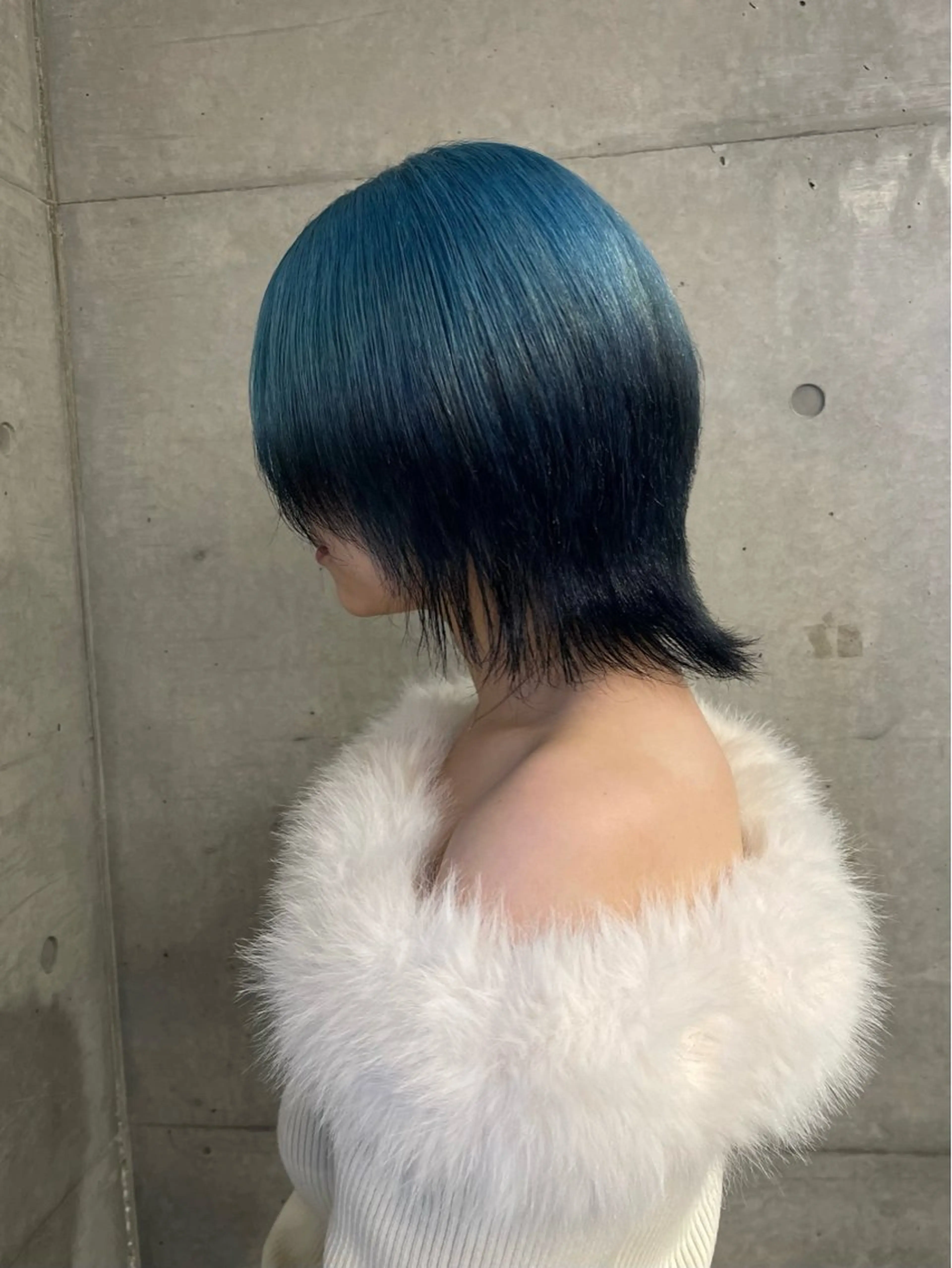 ミディアム カラー デザインカラー グラデーションカラー ウルフカット ヘアカラー トリートメント レイヤーカットとハイ トーン/HIROKIのヘアスタイル