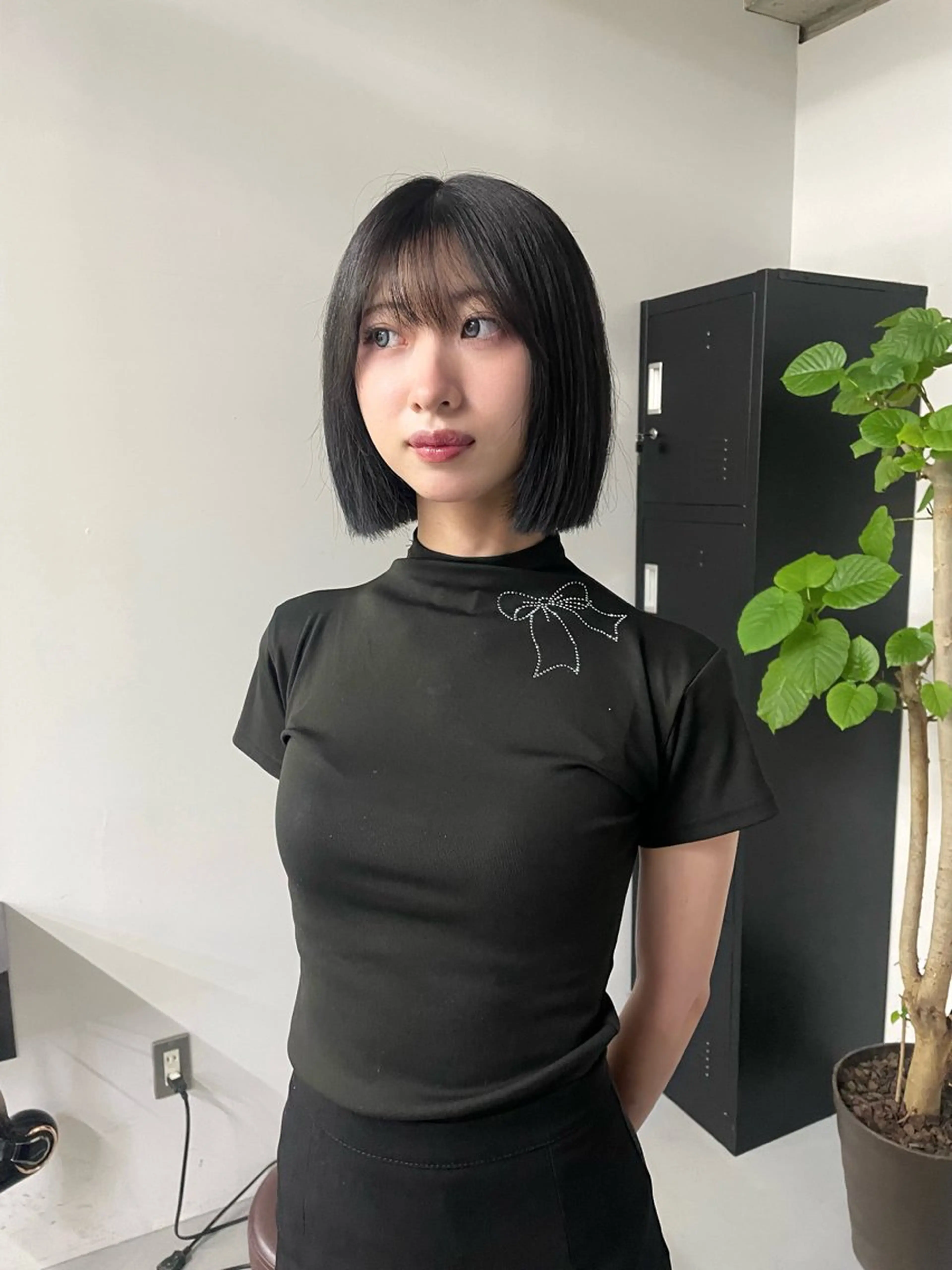 ショート カラー ヘアカラー カットモデル/ ハイトーン/ゆうあのヘアスタイル