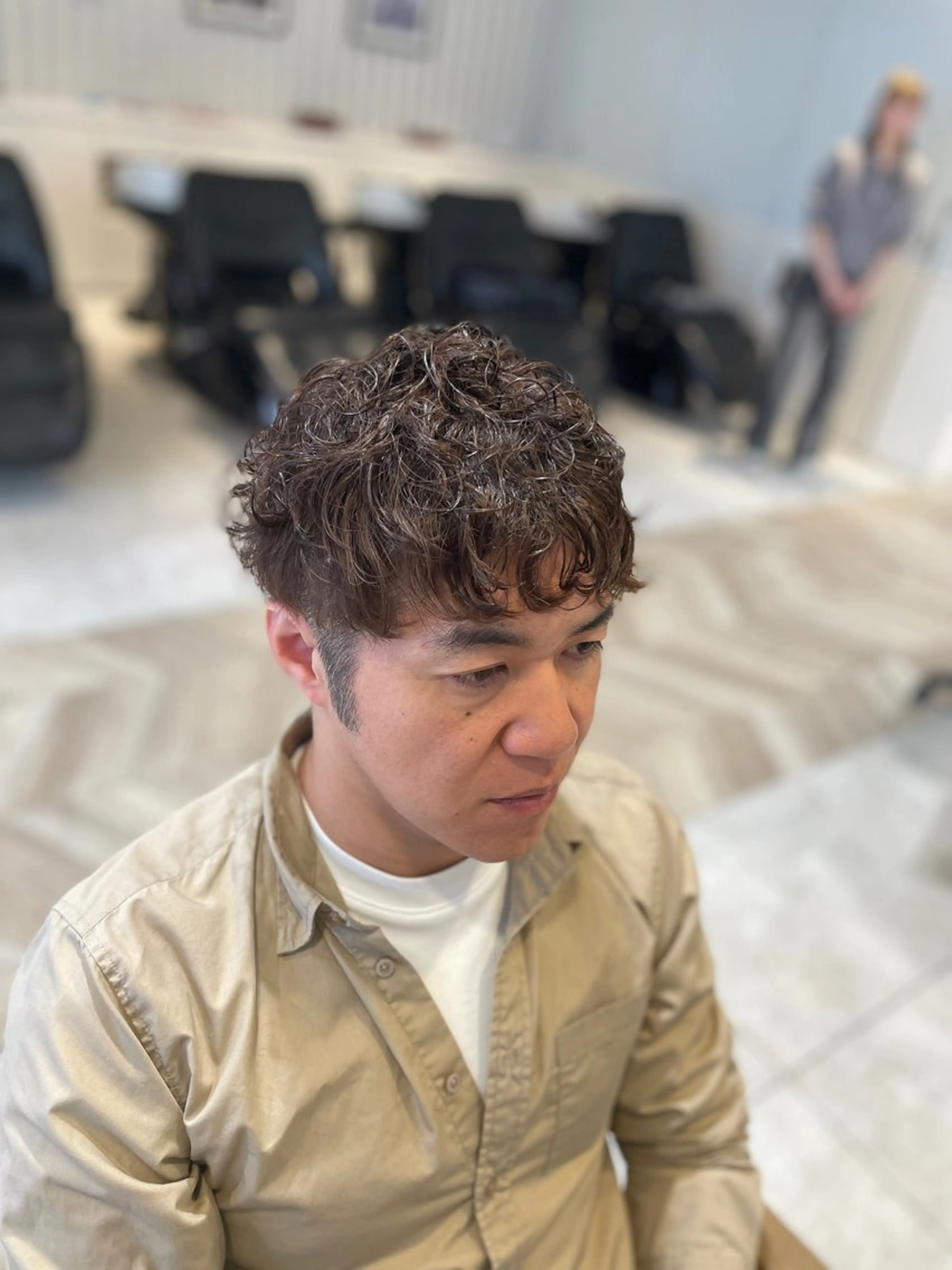 ショート パーマ メンズ カット パーマ メンズパーマ/カット / 古川　諒のヘアスタイル