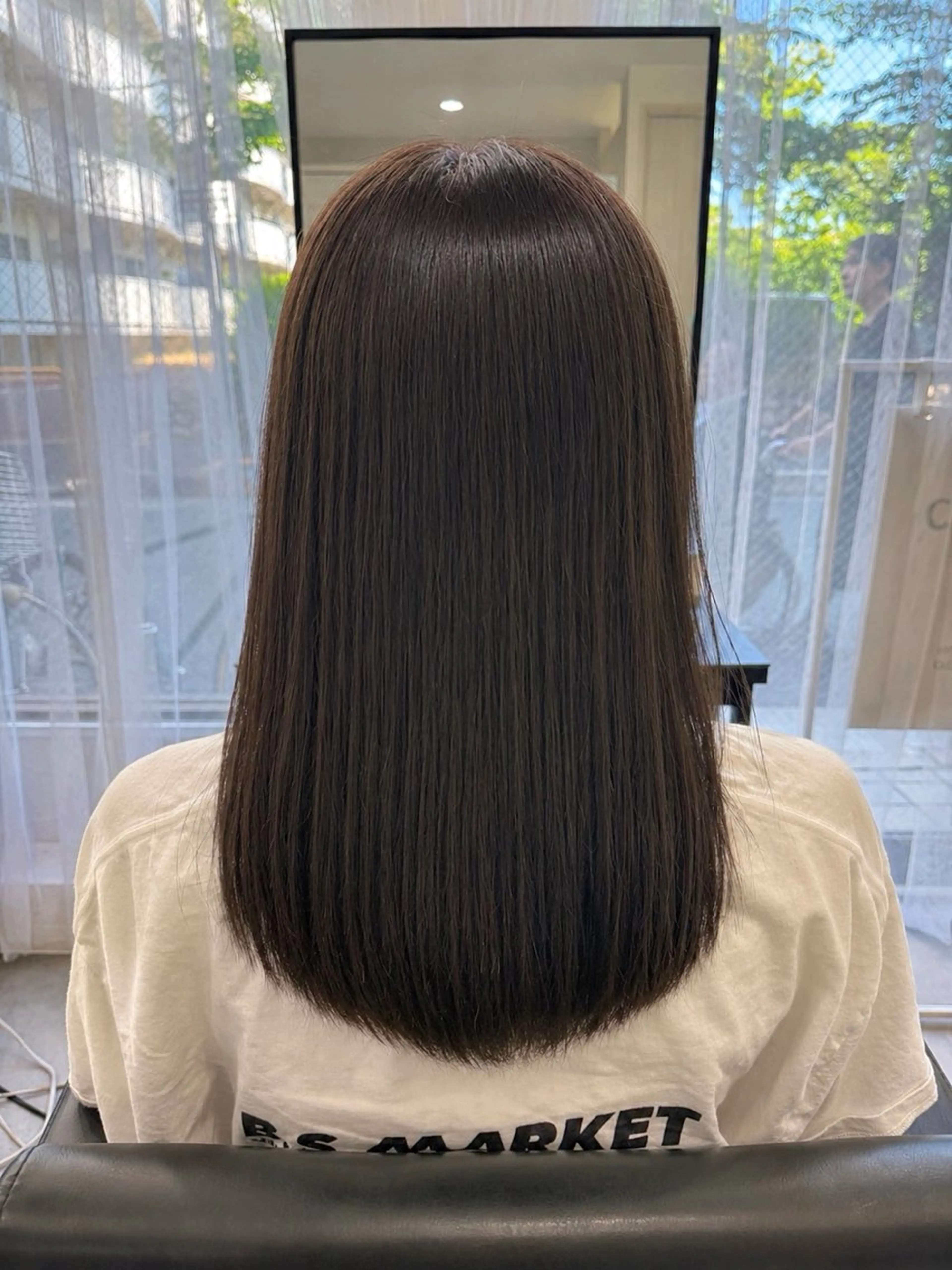 セミロング カラー カット ヘアカラー トリートメント 【CLOVE】阿世賀 潤のヘアスタイル
