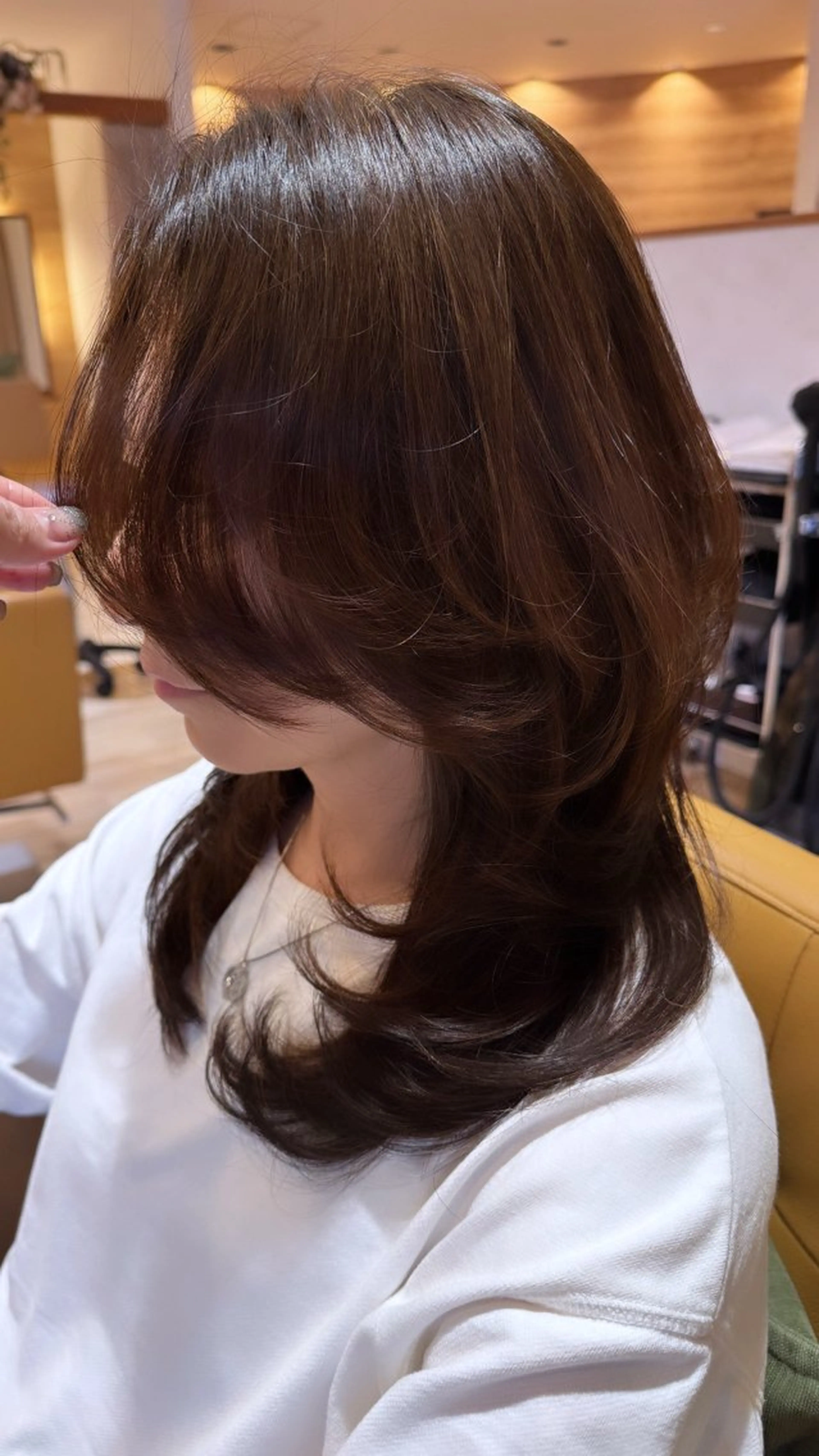 ロング カット FIGARO×REVE所属・福井 珠乃のヘアスタイル