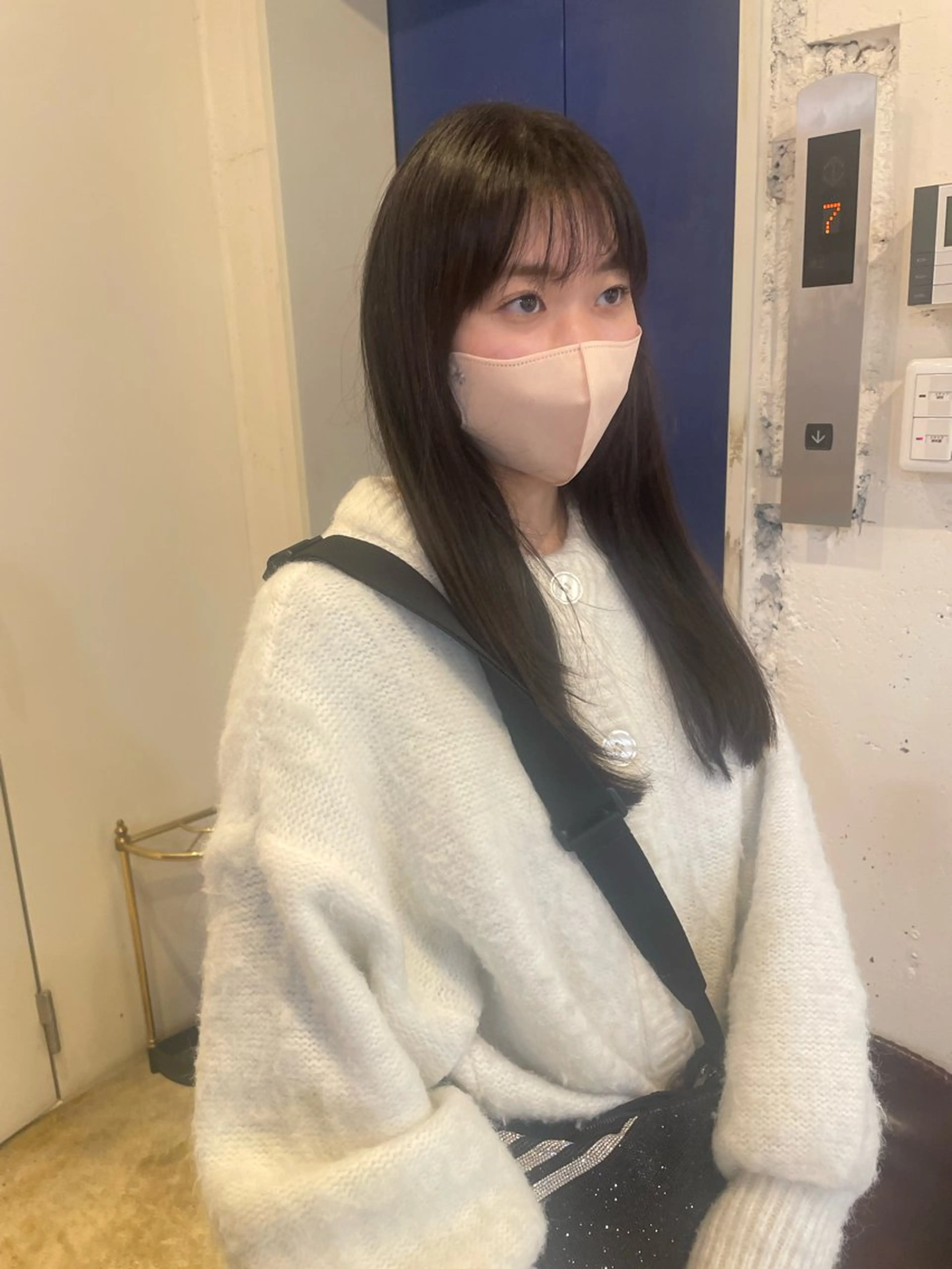 ロング カラー 韓国ヘア/wカラー レイヤー/RIN🎀のヘアスタイル