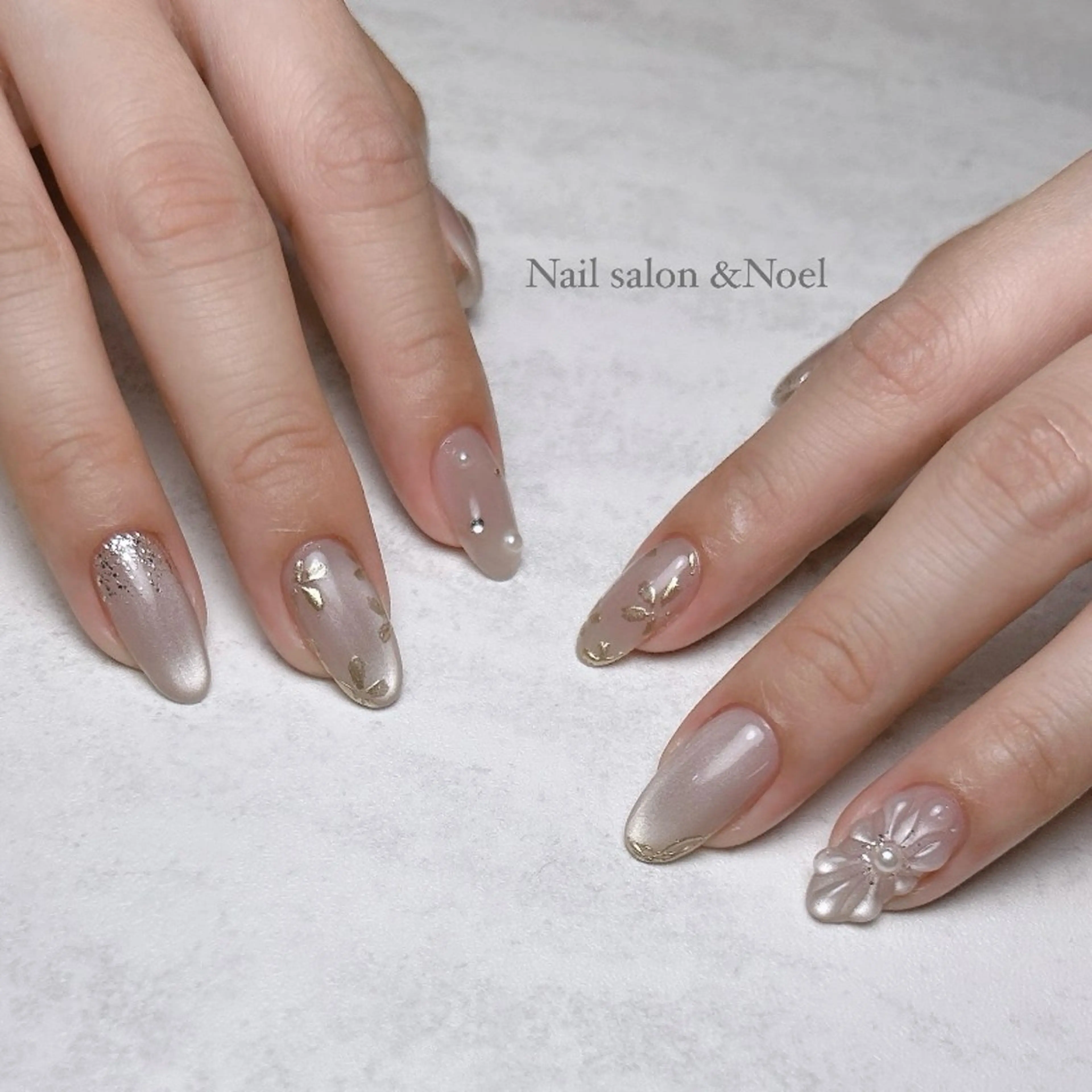 ネイル ハンドネイル Nailsalon &Noel所属・もも 🍑のネイルデザイン