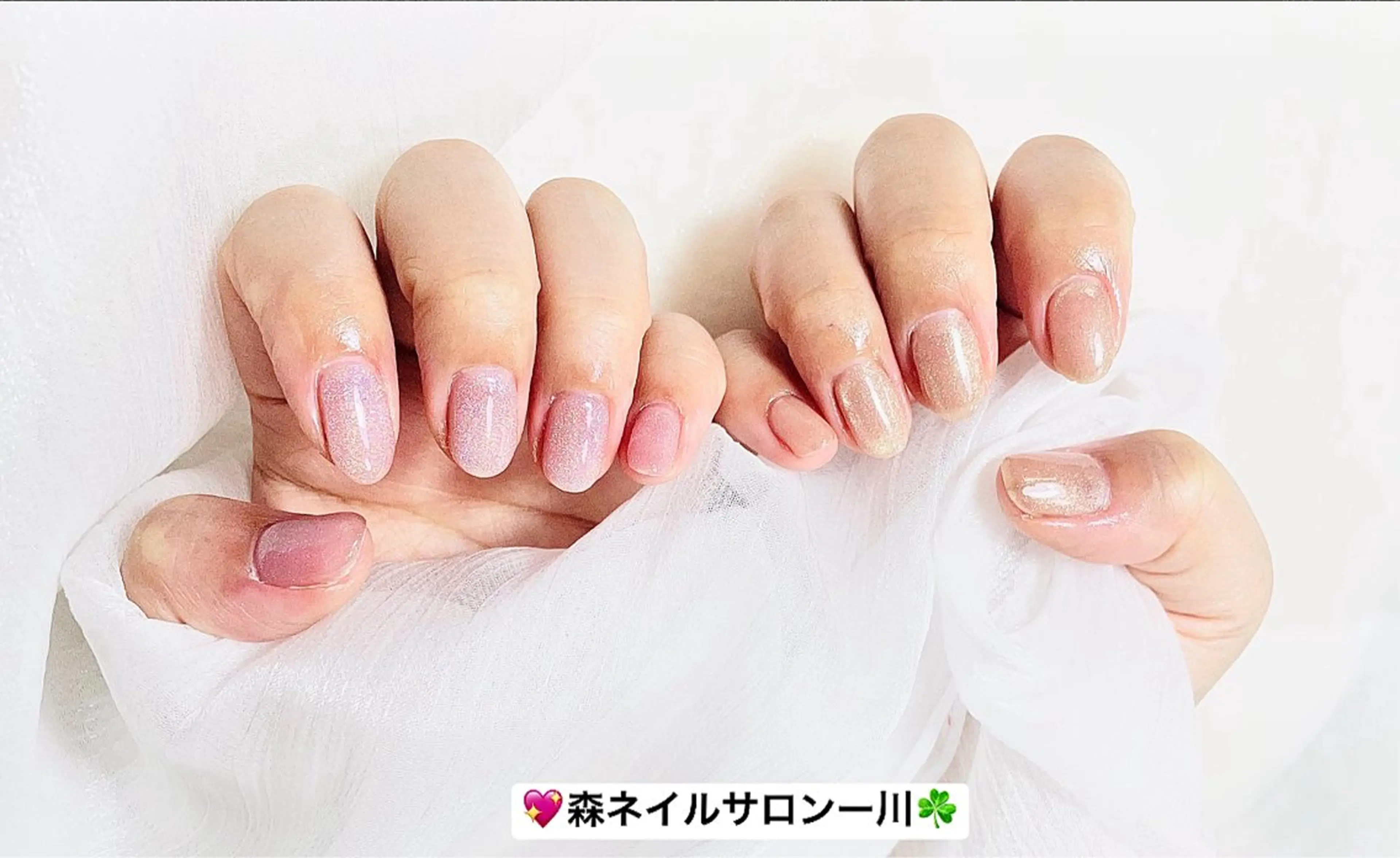 ネイル ハンドネイル 森 ネイル サロンのネイルデザイン