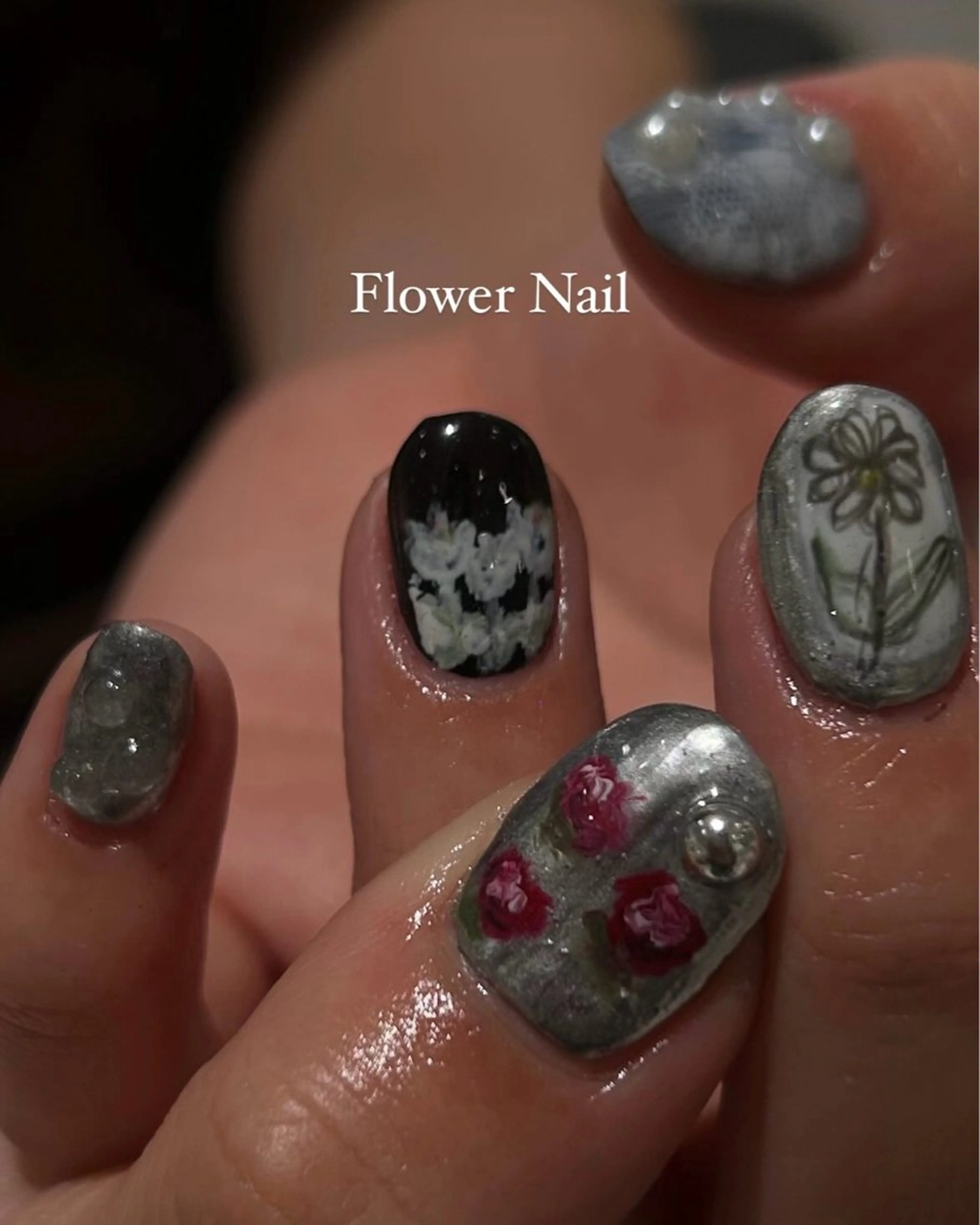 ネイル ハンドネイル ハンドケア 個性派ネイル シノのネイルデザイン