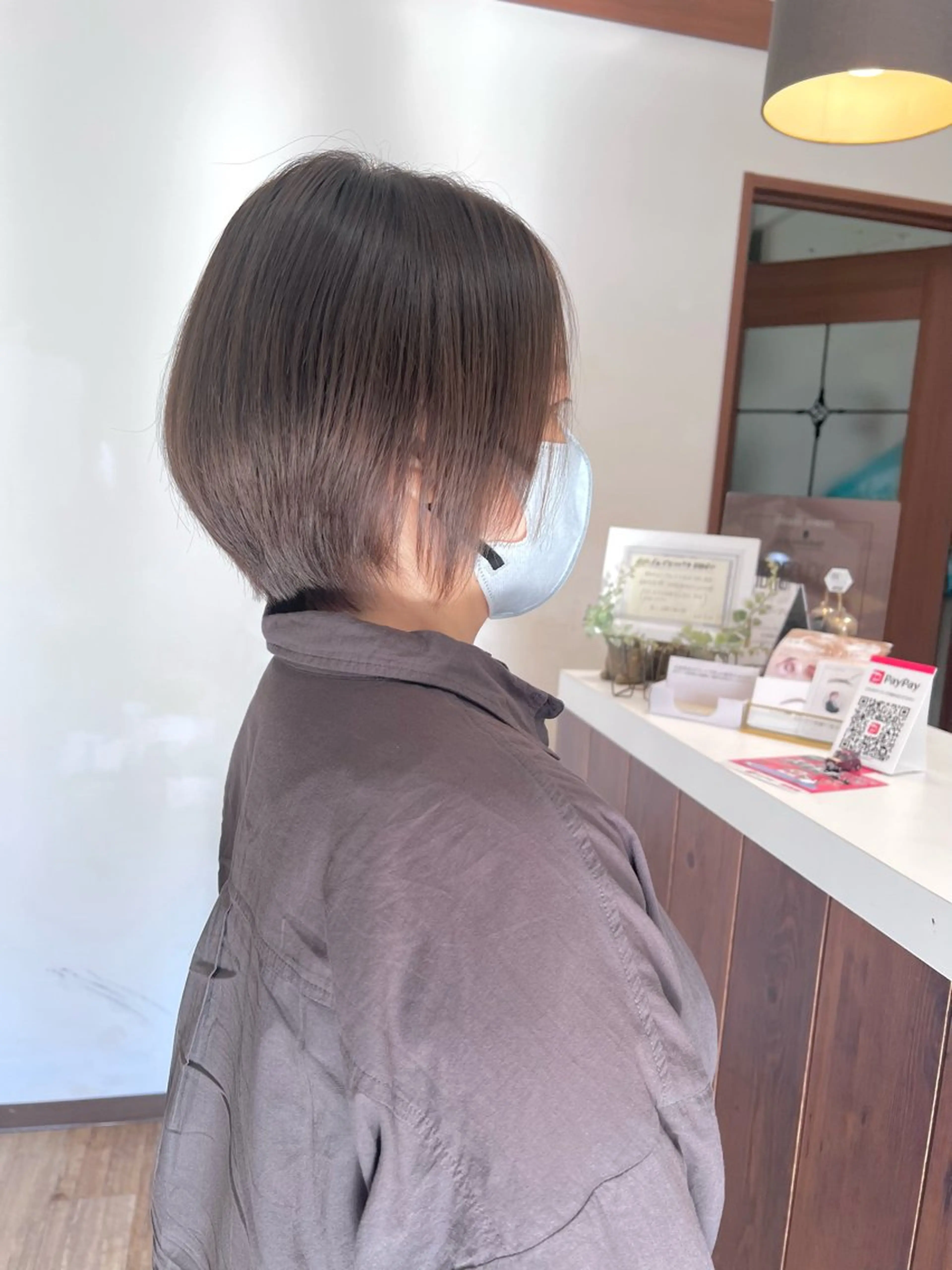 ショート カラー パーマ ヘアカラー トリートメント 美容室Plaser(プラセル)所属・YUKA .のヘアスタイル