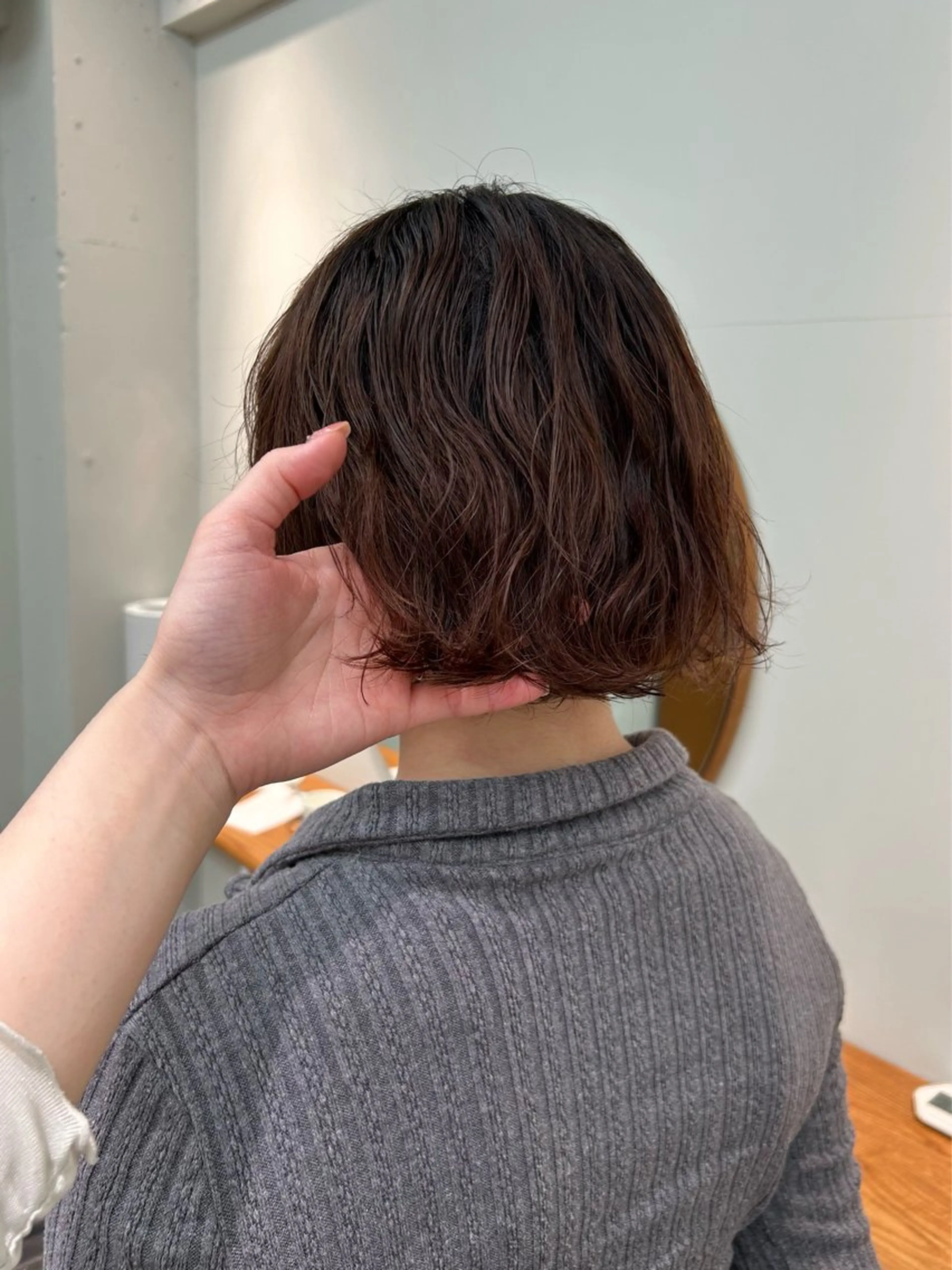 ミディアム パーマ 綾/ベージュカラー /パーマ🩰のヘアスタイル