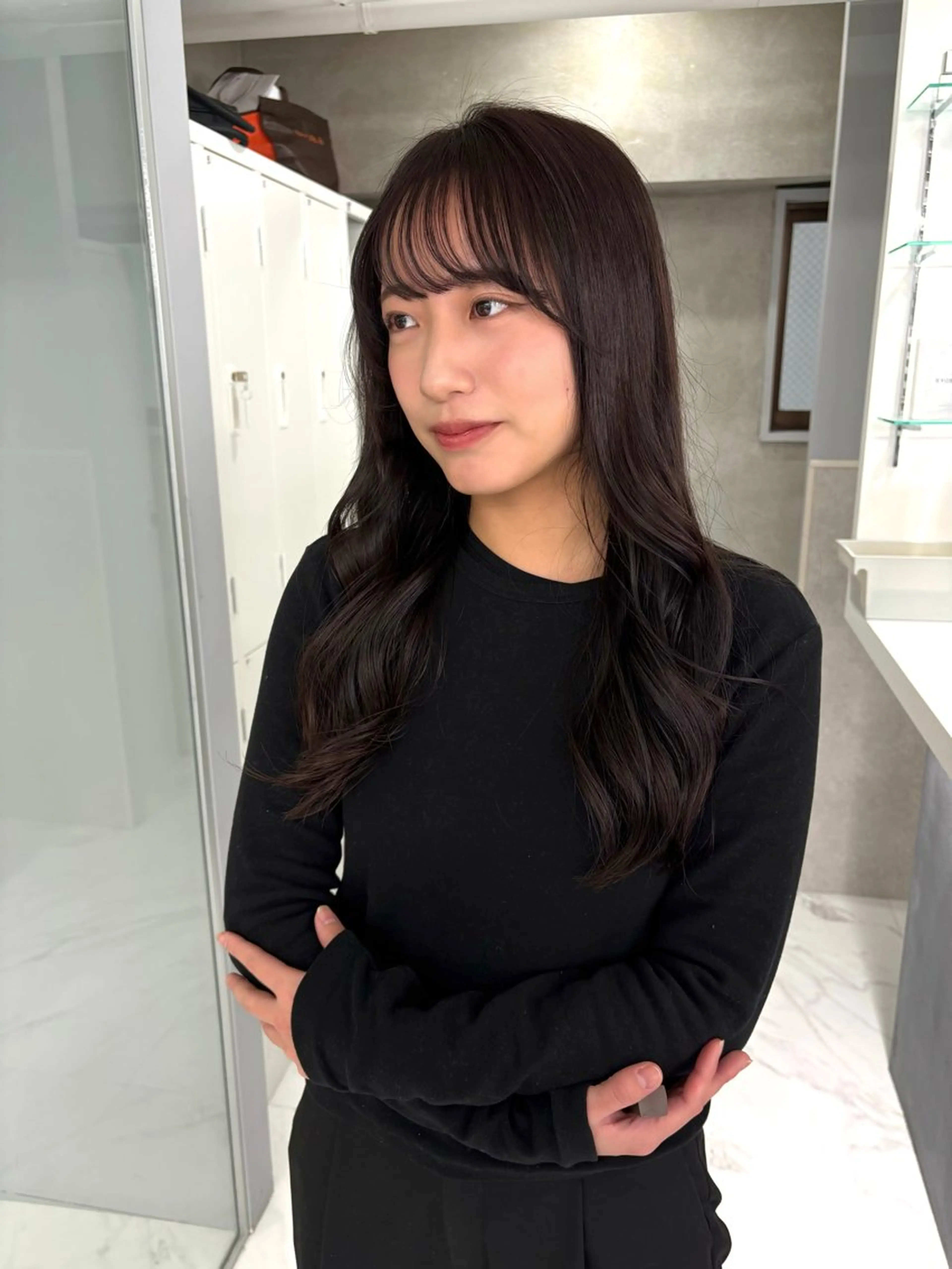 ロング カラー 透明感カラー ヘアカラー トリートメント Miyu🎀レイヤー ／透明感カラー🪽のヘアスタイル