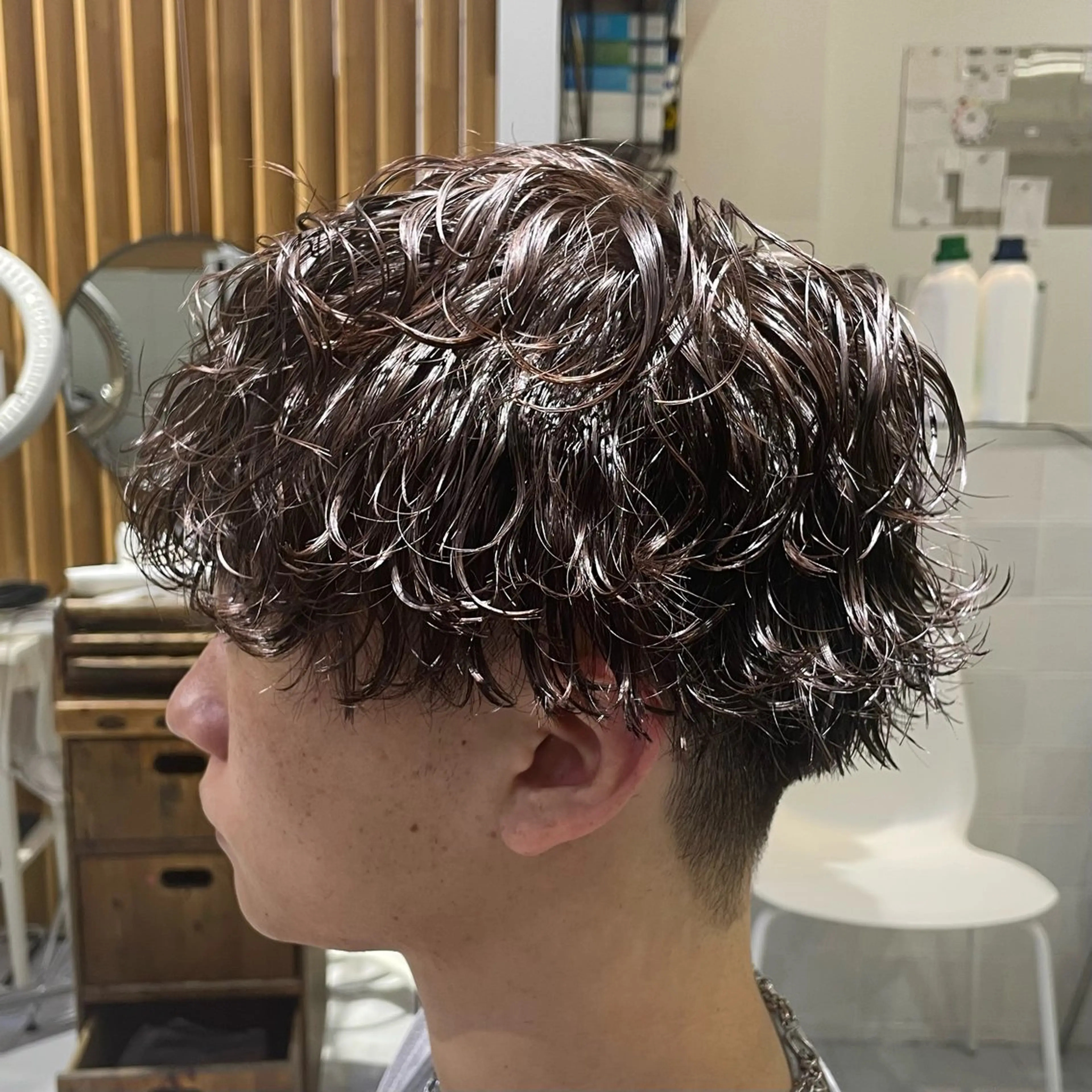 ショート パーマ メンズ カット パーマ メンズカット/ニュア ンスパーマkaitoのヘアスタイル