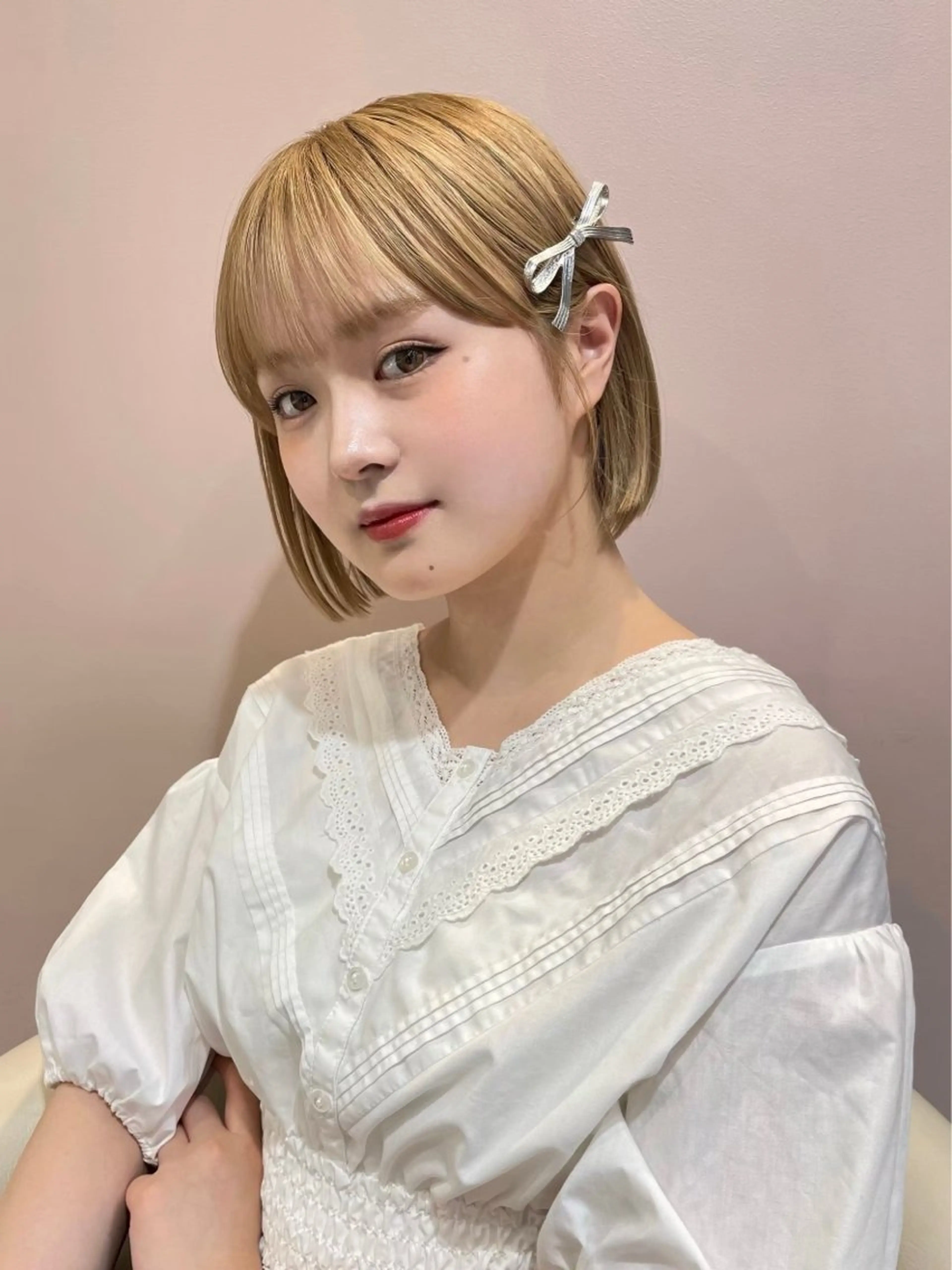 ショート カラー 大宮🫧艶カラー🩵 YUIのヘアスタイル